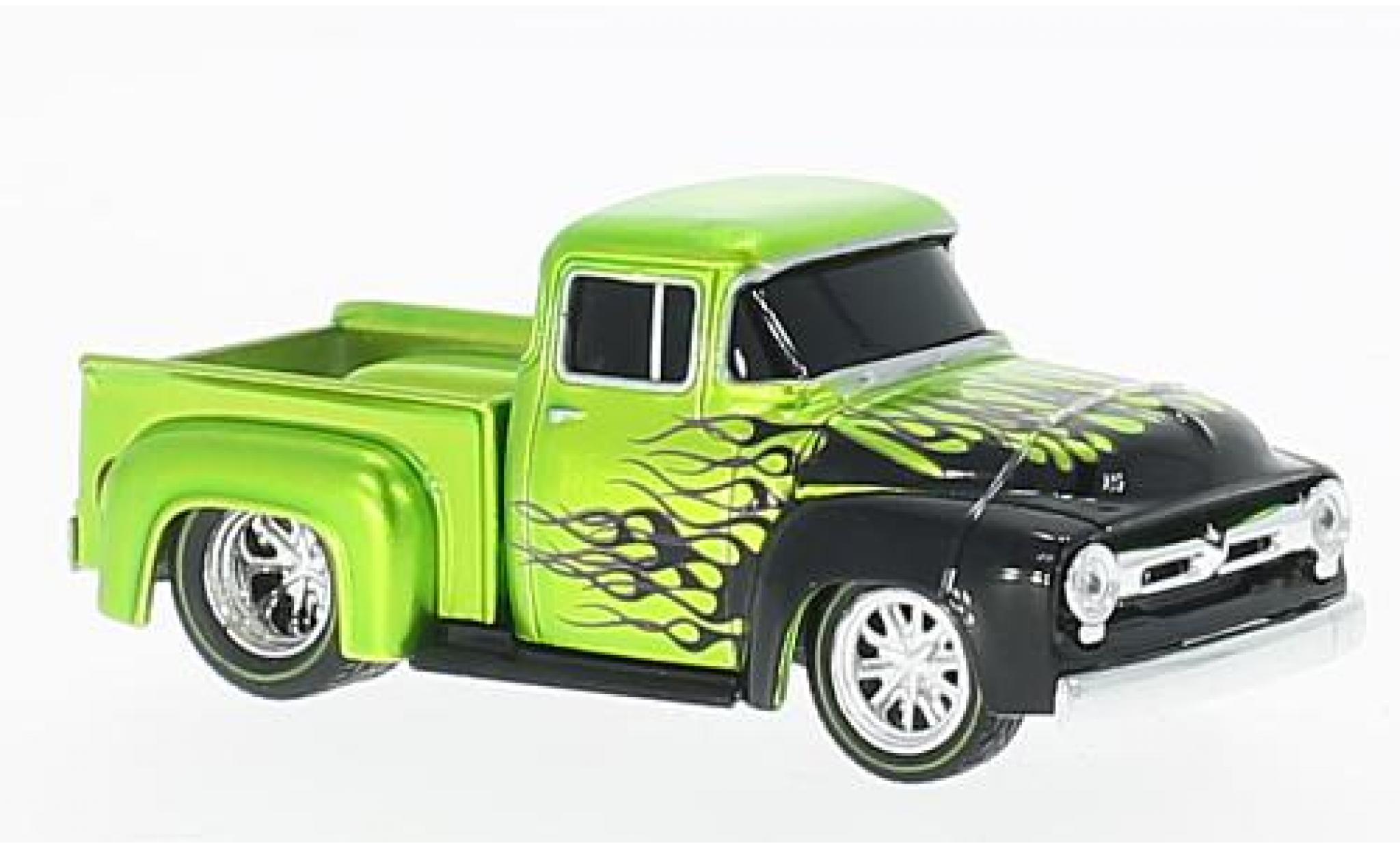 Ford F-1 1/64 M2 Machines 00 verde/Dekor 1956 Ground Pounders Release 16 modellino in miniatura