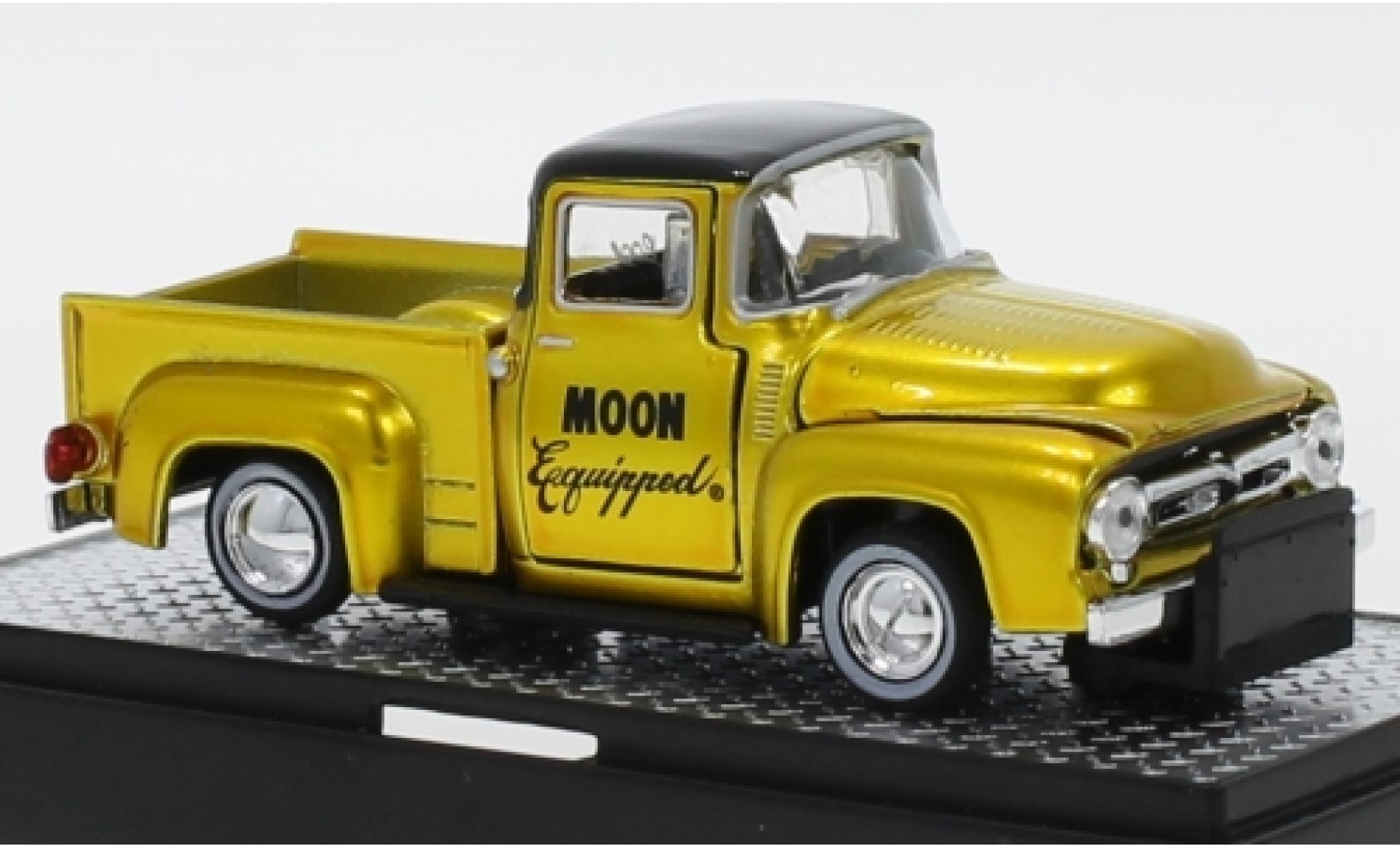 Ford F-1 1/64 M2 Machines 00 Truck Tuning Mooneyes - Moon Equipped 1956 modellino in miniatura