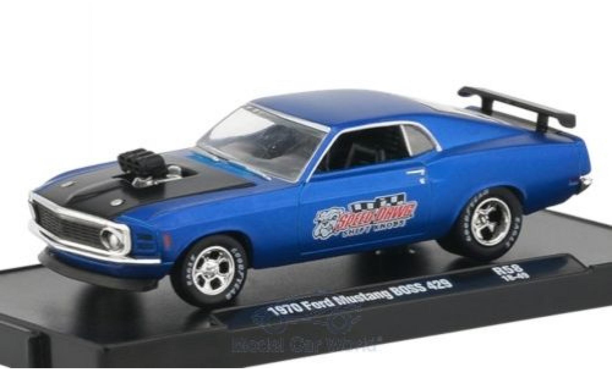 Ford Mustang 1/64 M2 Machines BOSS 429 Speed Dawg 1970 modellino in miniatura