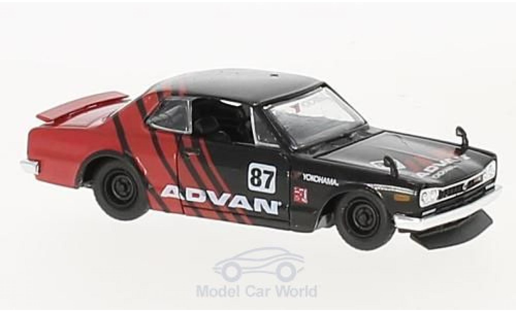 Nissan Skyline 1/64 M2 Machines GT-R No.87 Advan 1971 modellino in miniatura