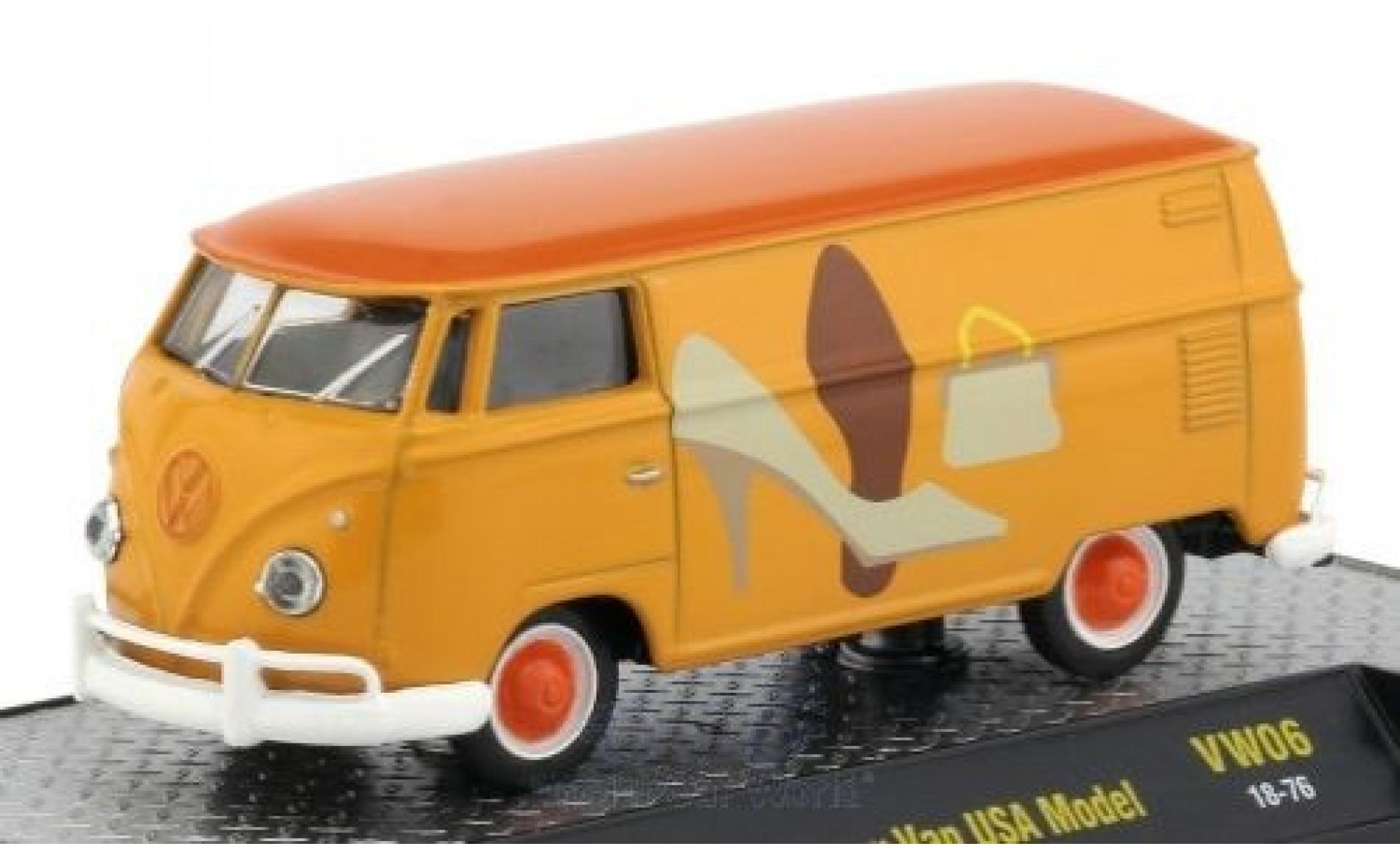 Volkswagen T1 B 1/64 M2 Machines Kastenwagen giallo/Dekor 1960 USA-Version modellino in miniatura