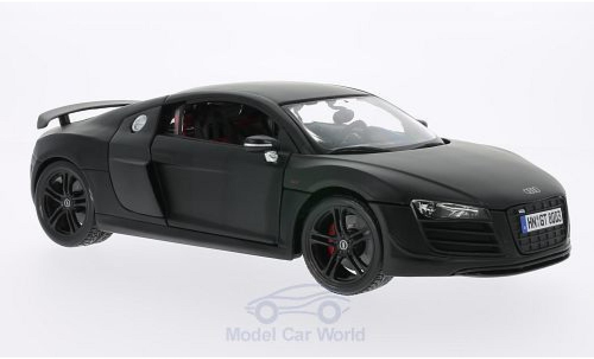 Audi R8 1/18 Maisto GT3 matt-nero modellino in miniatura