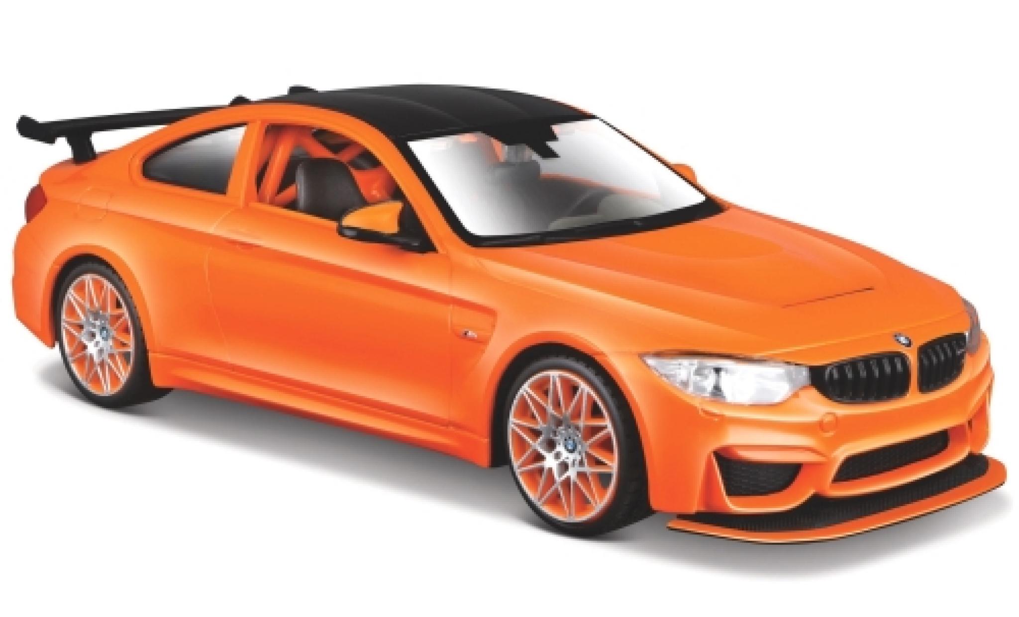 Bmw M4 1/24 Maisto GTS orange modellino in miniatura