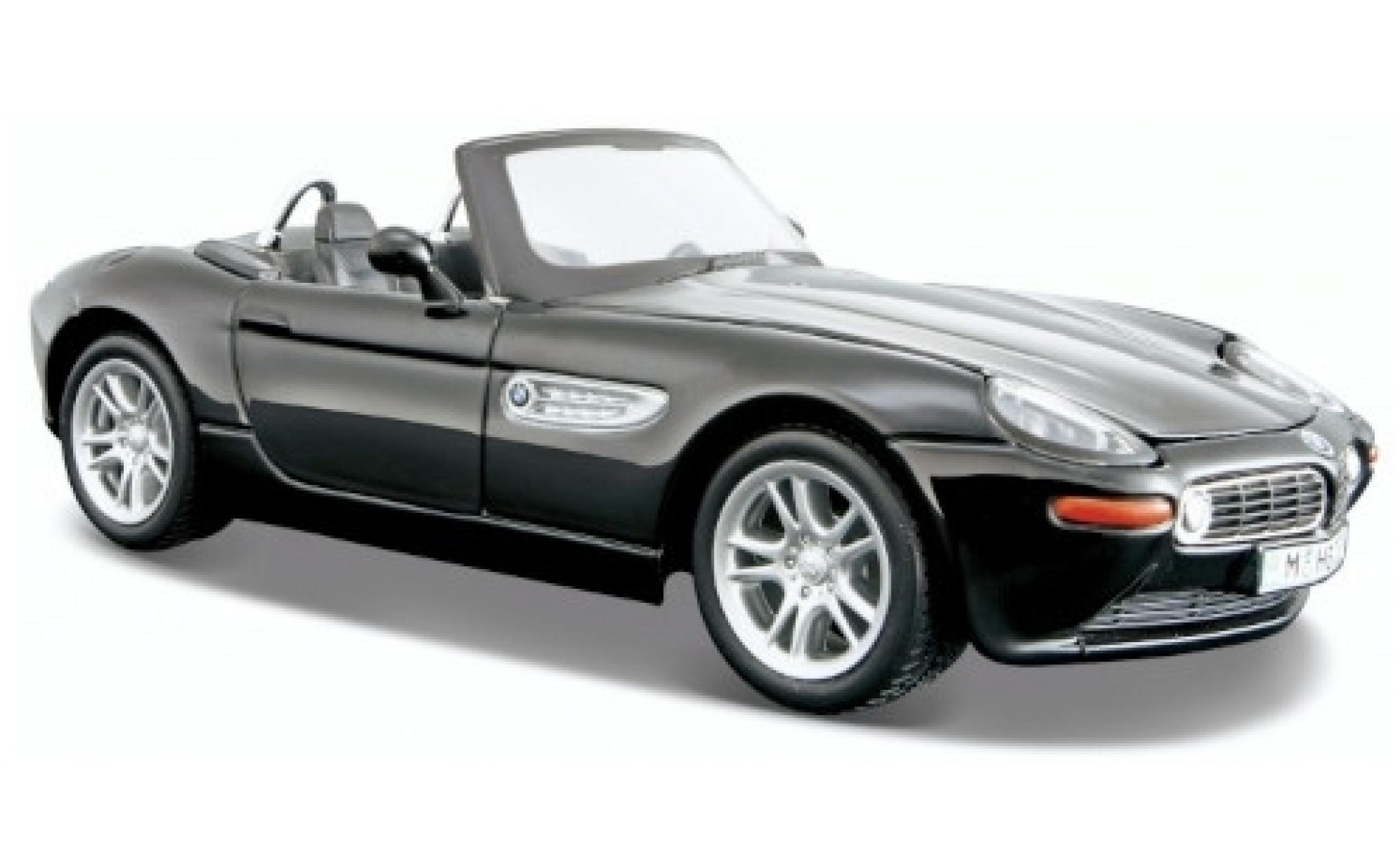 Bmw Z8 1/24 Maisto (E52) nero 2000 modellino in miniatura