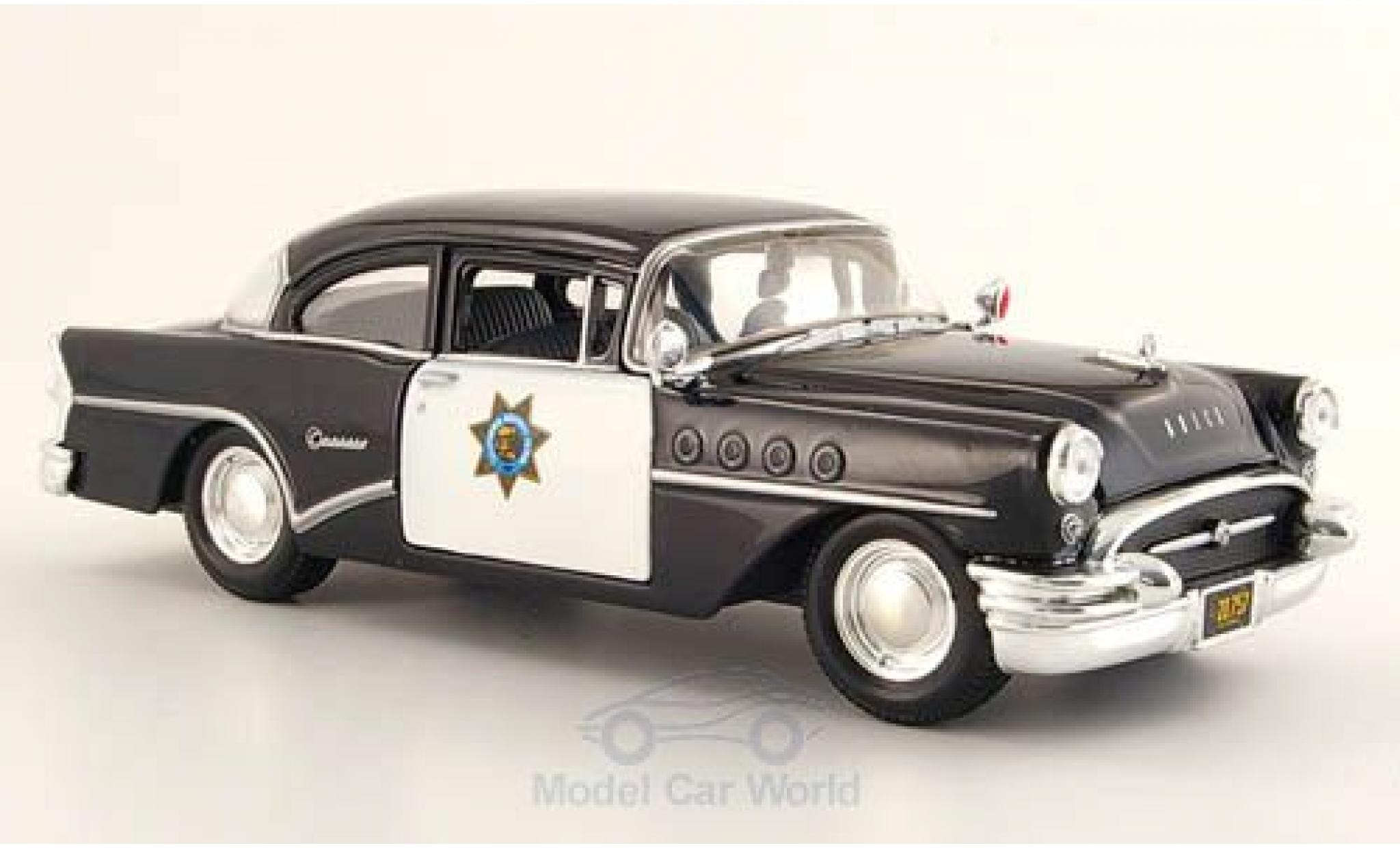 Buick Century 1/24 Maisto (1:26) California Highway Patrol 1955 Polizei modellino in miniatura