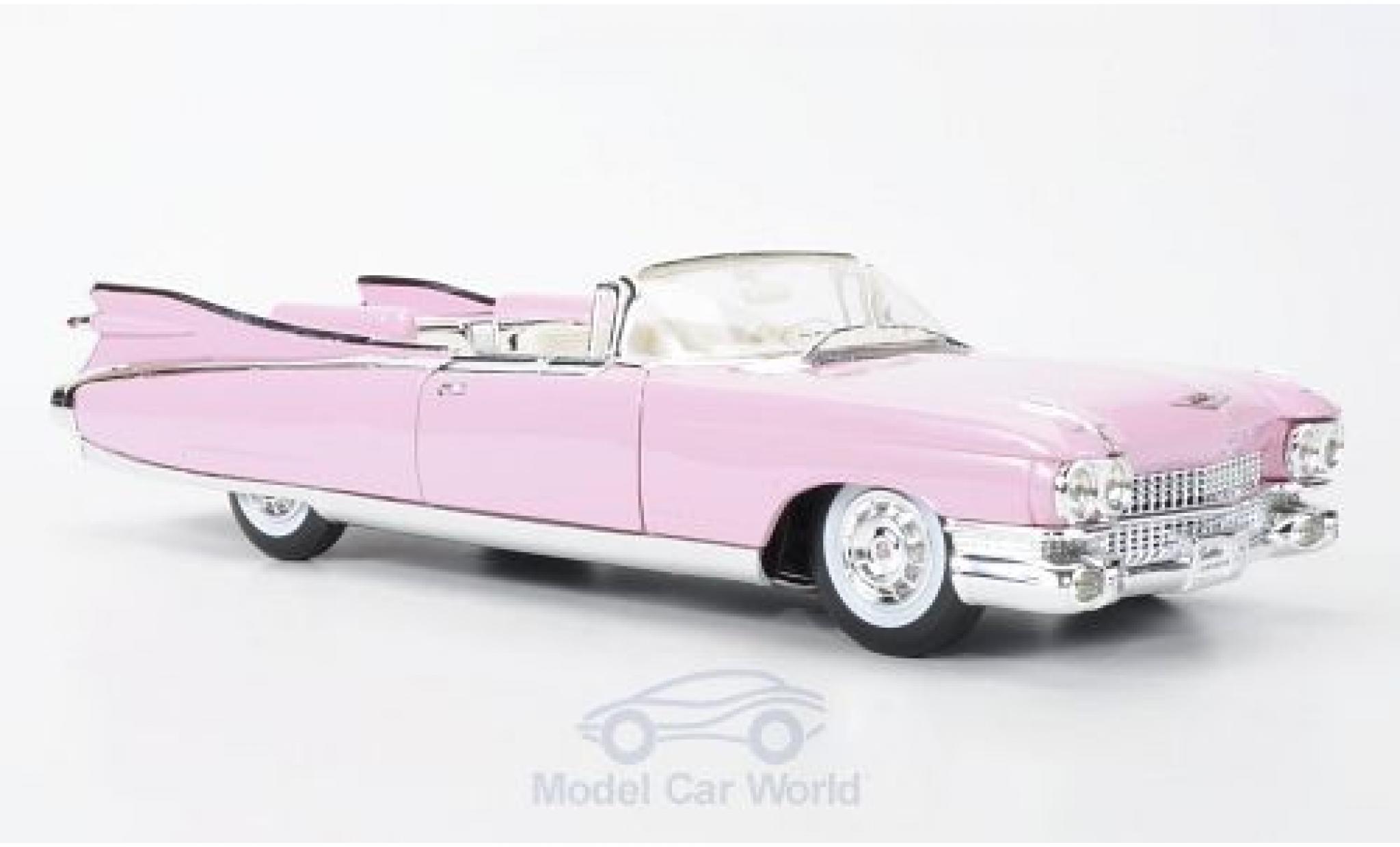 Cadillac Eldorado 1/18 Maisto Biarritz rosa 1959 modellino in miniatura