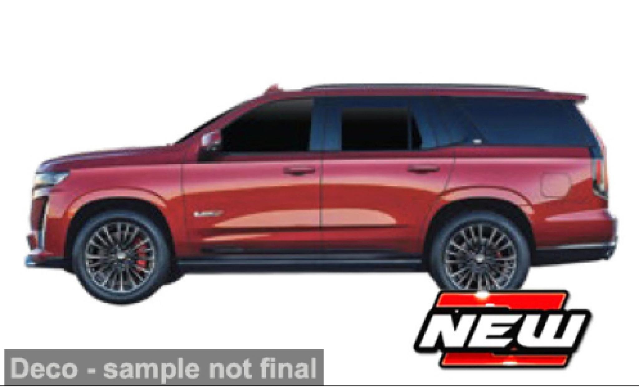 Cadillac Escalade 1/64 Maisto -V rot 2024 1:64 modellino in miniatura