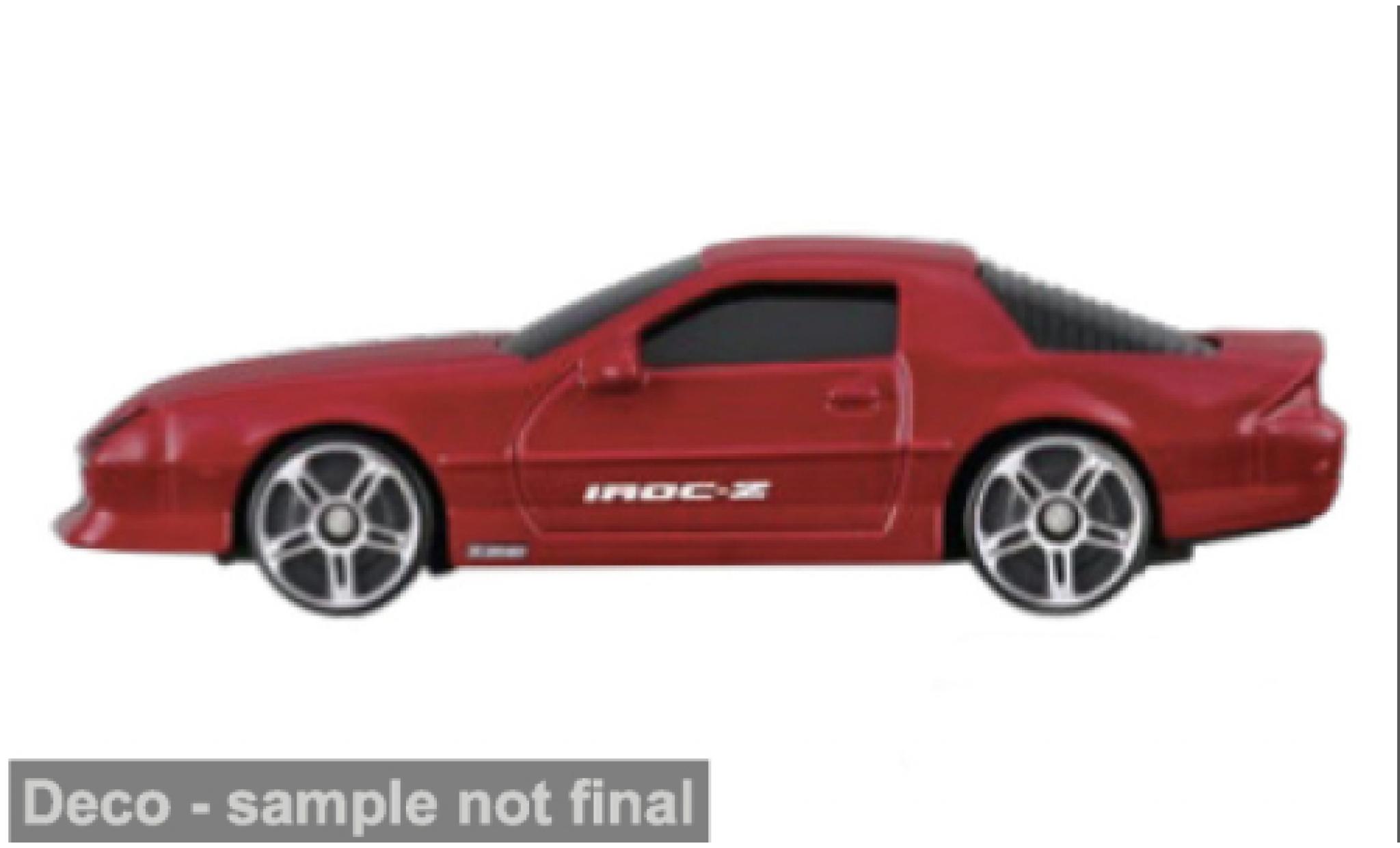 Chevrolet Camaro 1/64 Maisto IROC-Z rot 1985 1:64 modellino in miniatura