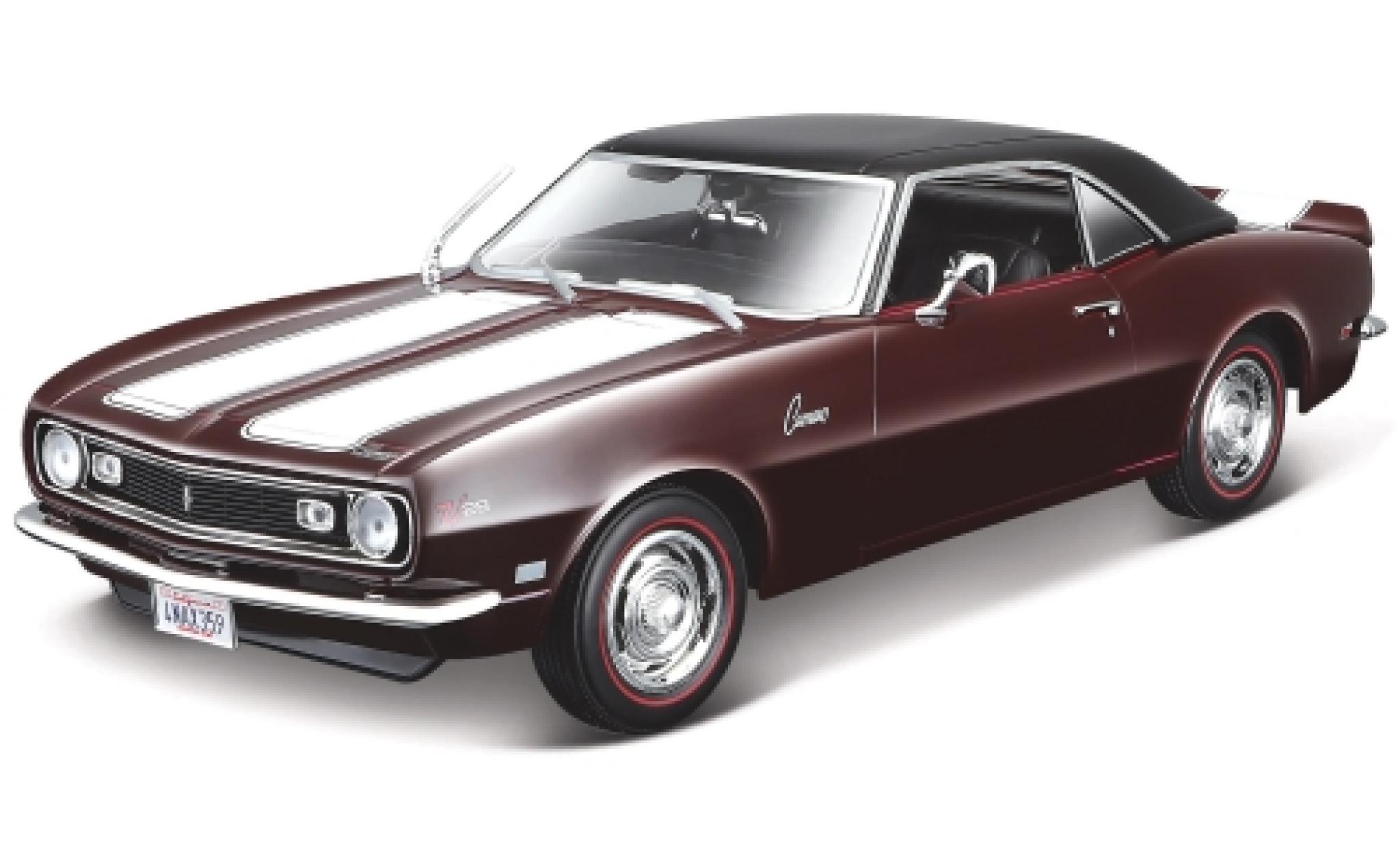 Chevrolet Camaro 1/18 Maisto Z28 rosso 1968 modellino in miniatura