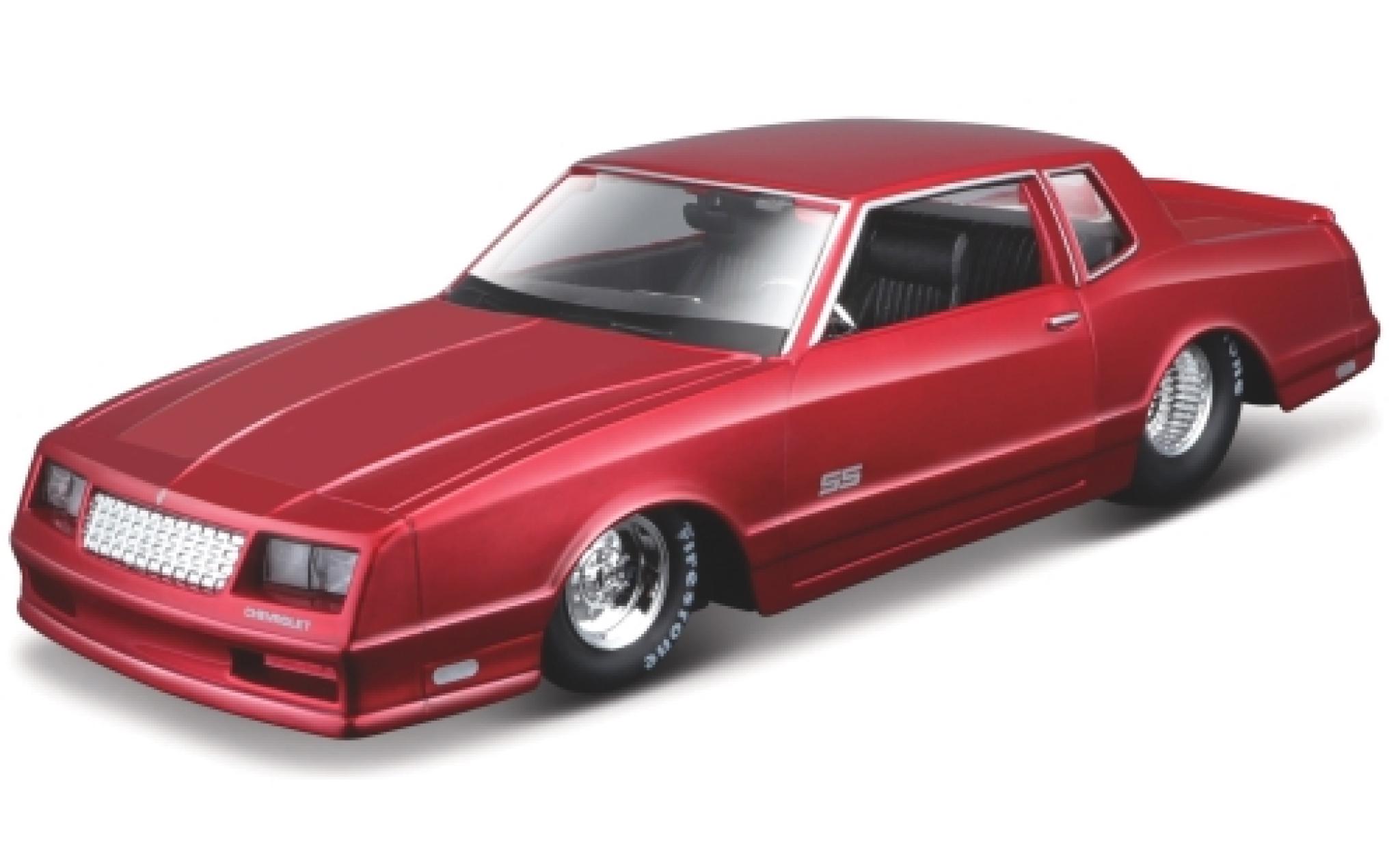 Chevrolet Monte Carlo 1/24 Maisto SS metallico rosso 1986 modellino in miniatura