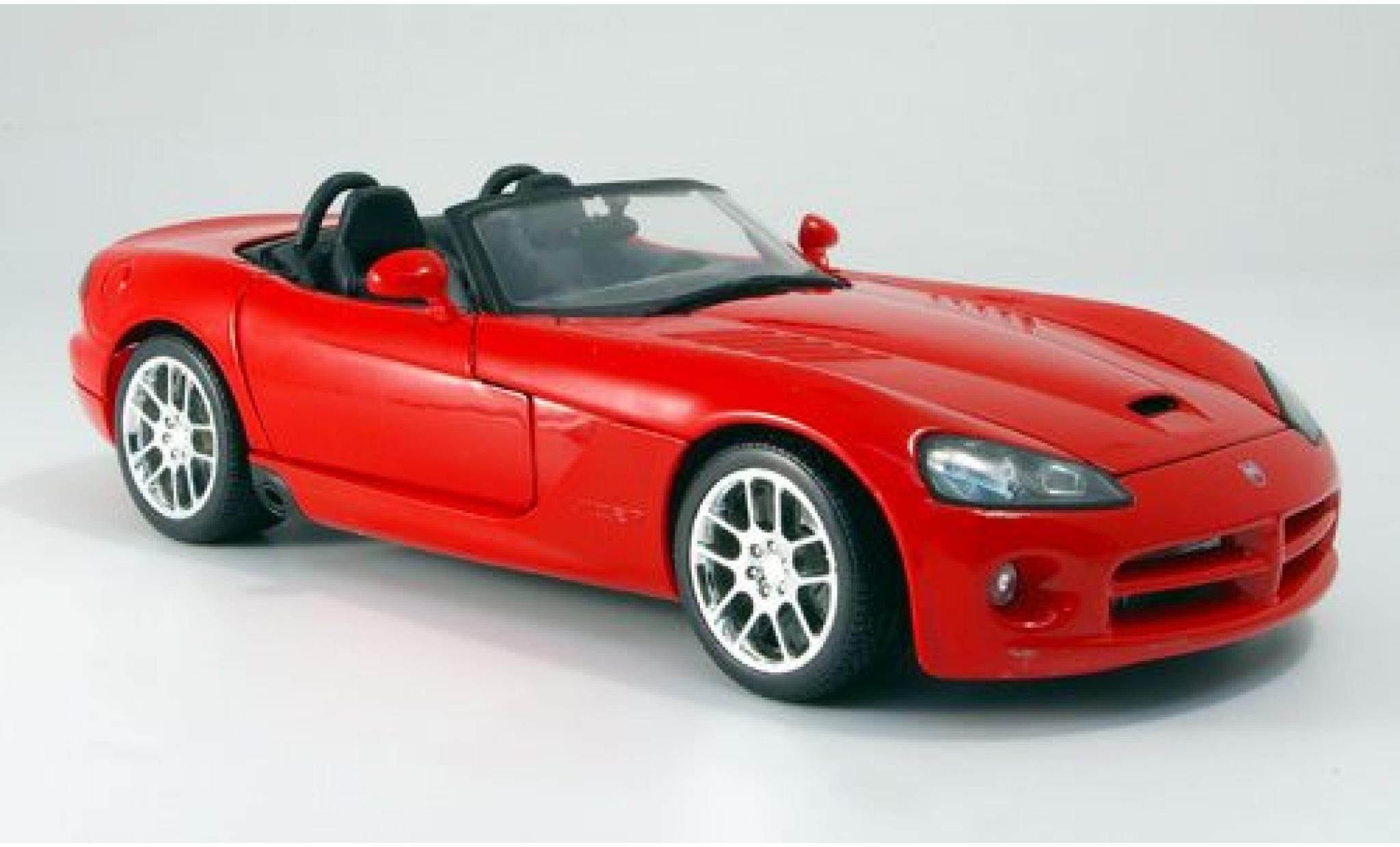 Dodge Viper 1/18 Maisto SRT-10 rosso 2003 sans Vitrine modellino in miniatura