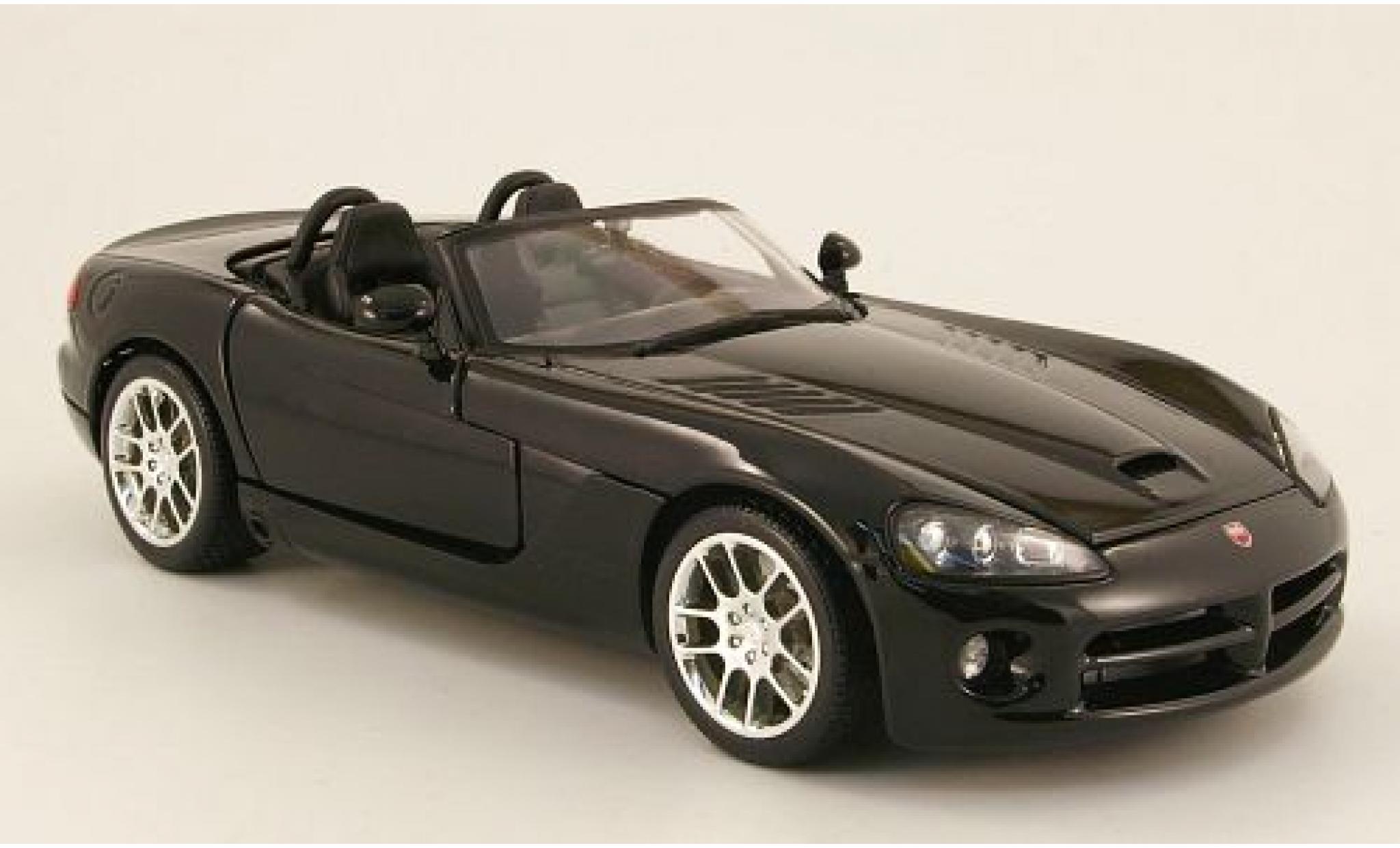 Dodge Viper 1/18 Maisto SRT-10 nero 2003 sans Vitrine modellino in miniatura