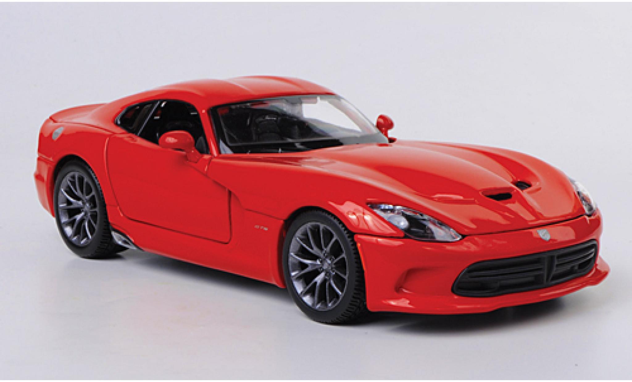 Dodge Viper 1/24 Maisto SRT GTS 2013 sans Vitrine modellino in miniatura