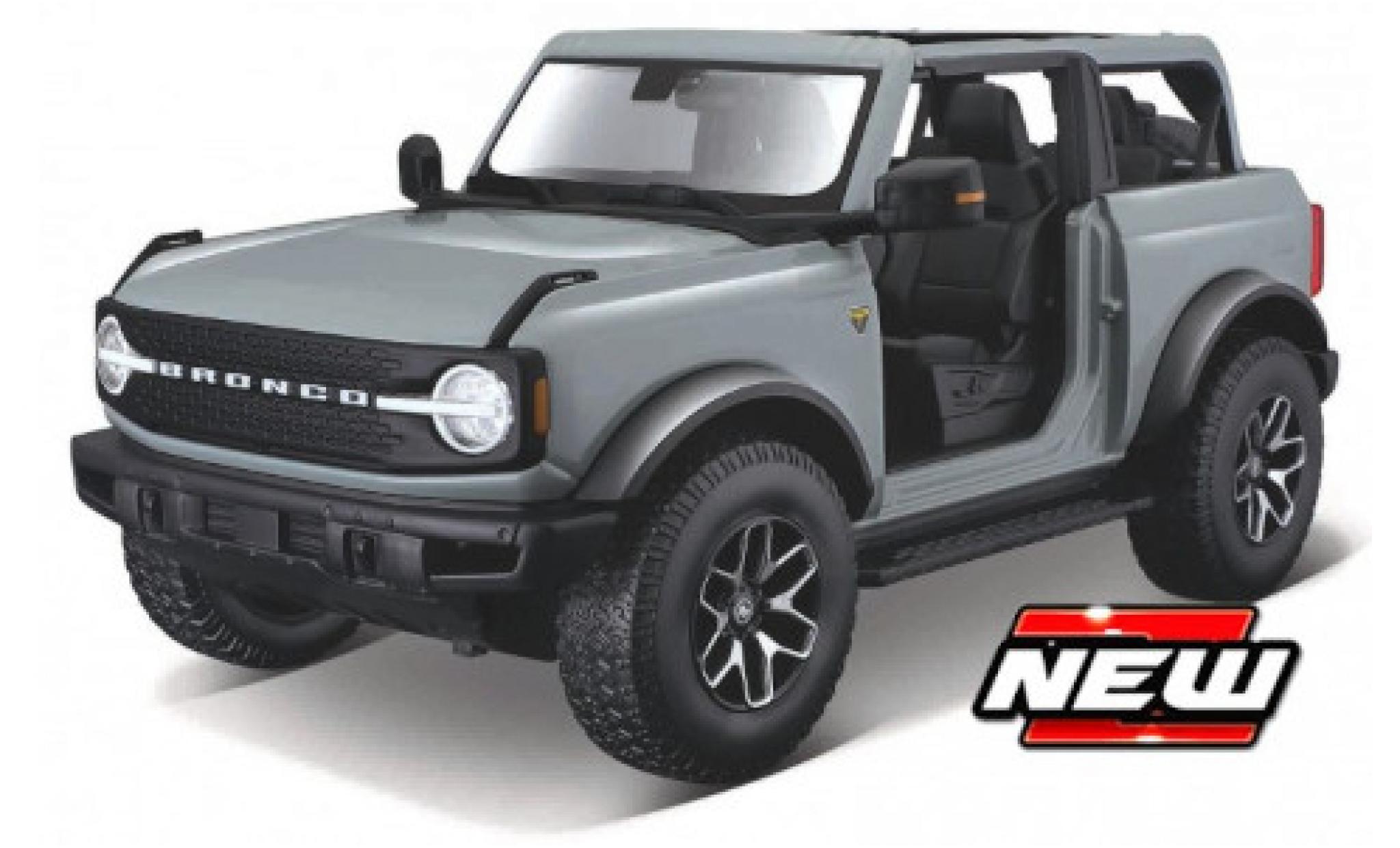 Ford Bronco 1/18 Maisto Badlands orange 2021 modellino in miniatura