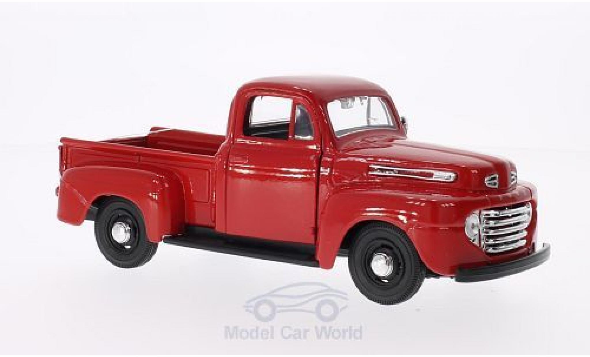 Ford F-1 1/24 Maisto Pick Up rosso 1948 Maßstab 1:25 modellino in miniatura
