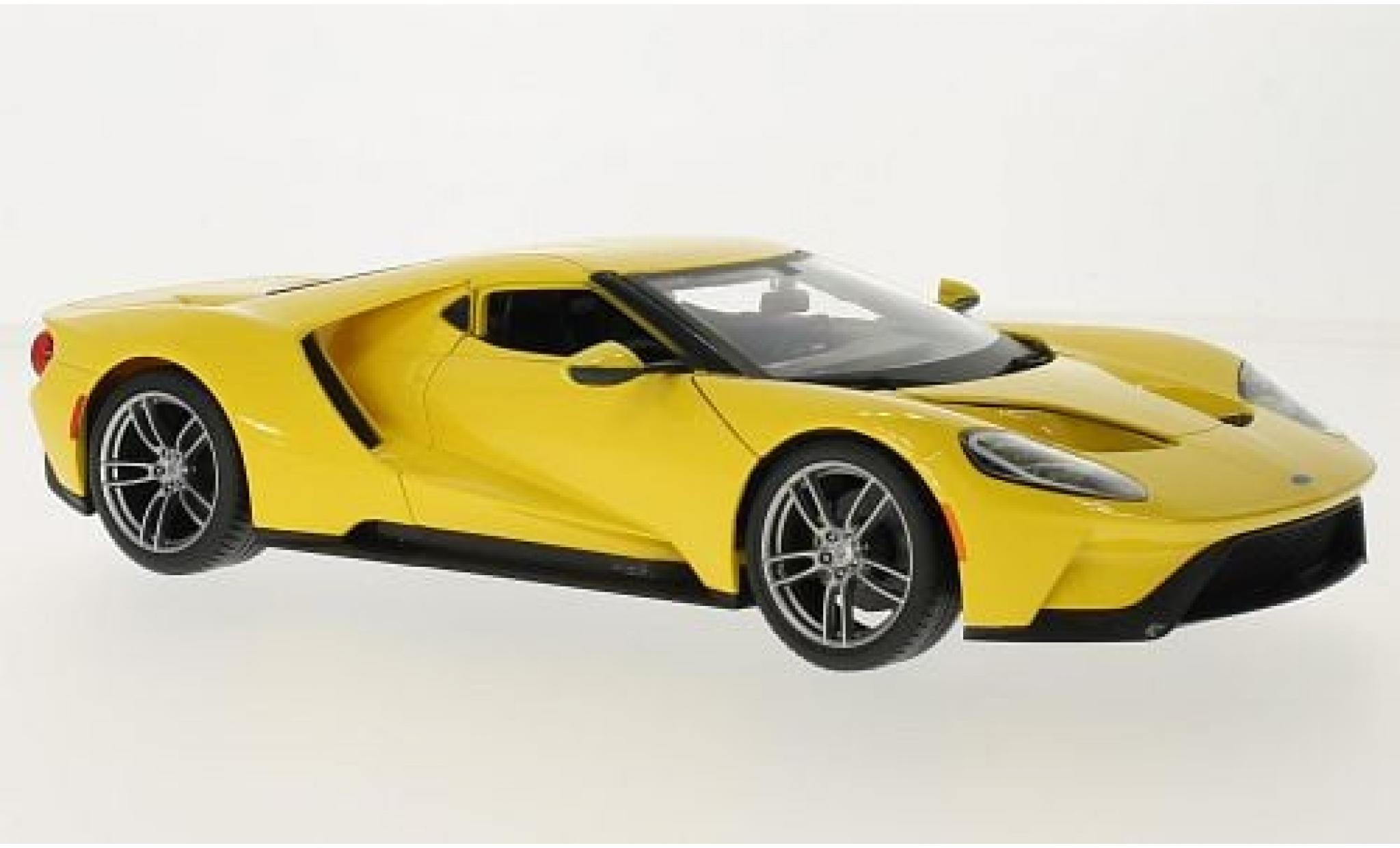 Ford GT 1/18 Maisto gelb 2017 1:18 modellino in miniatura