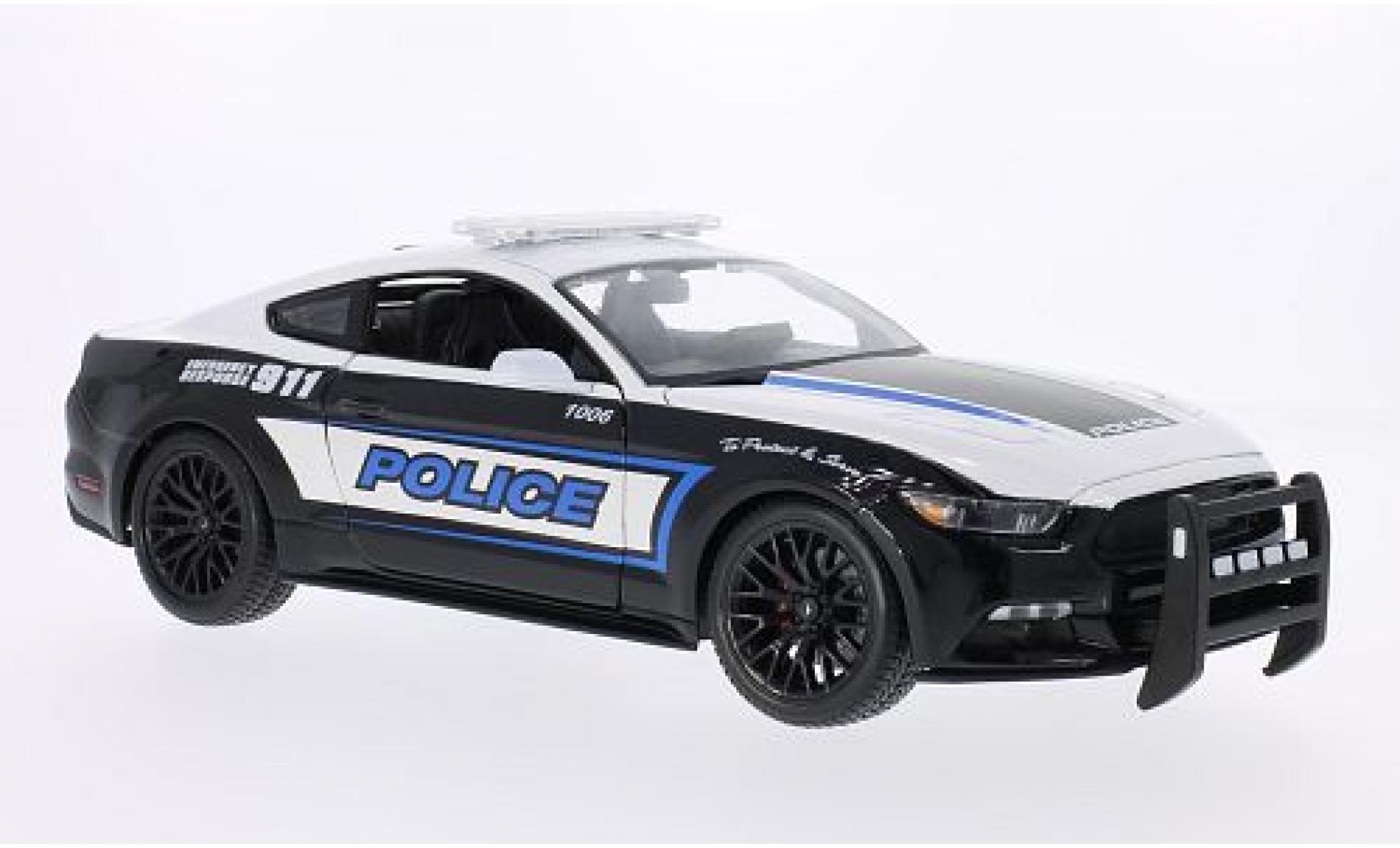 Ford Mustang 1/18 Maisto GT Police 2015 modellino in miniatura