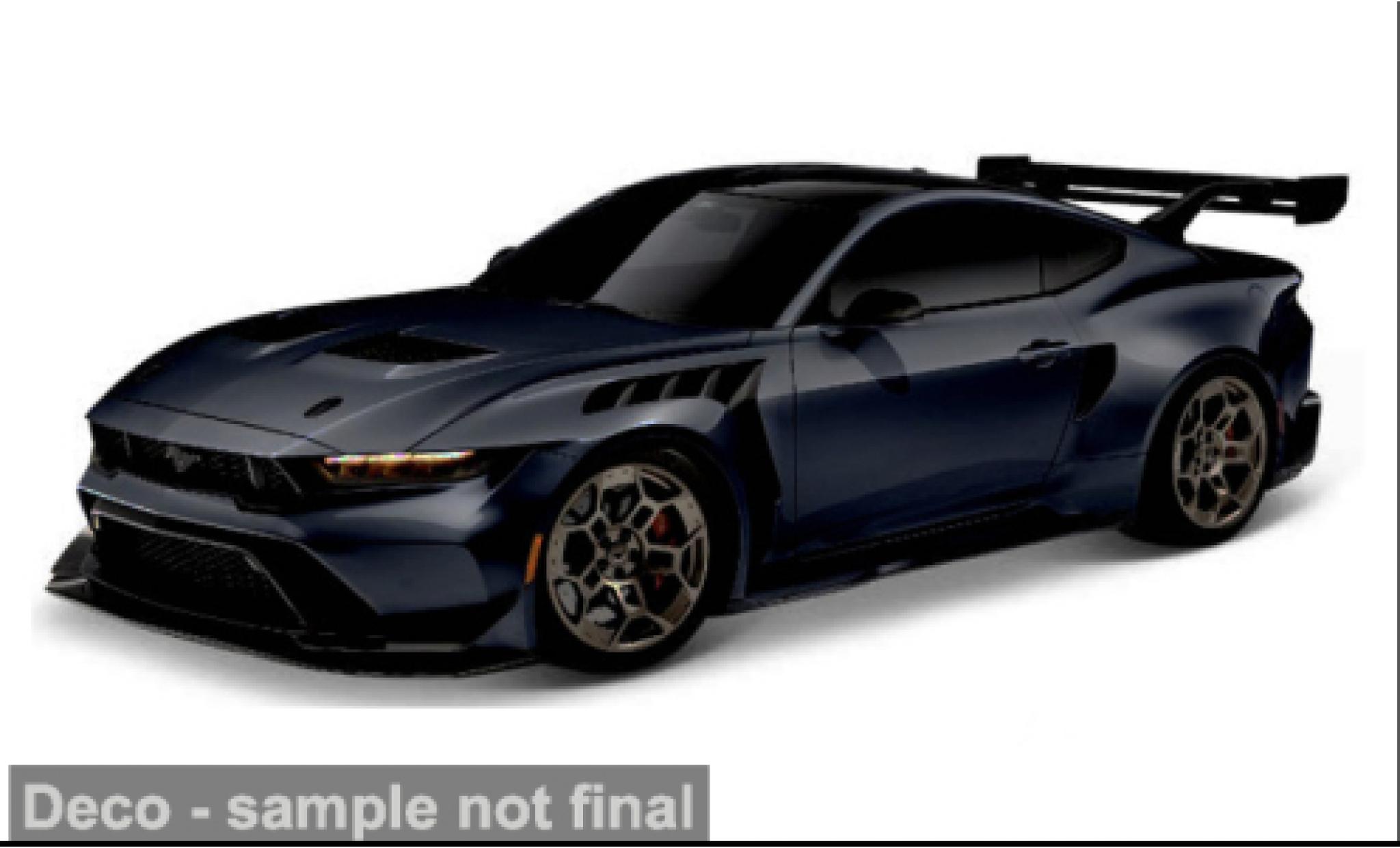 Ford Mustang 1/64 Maisto GTD schwarz 2025 1:64 modellino in miniatura