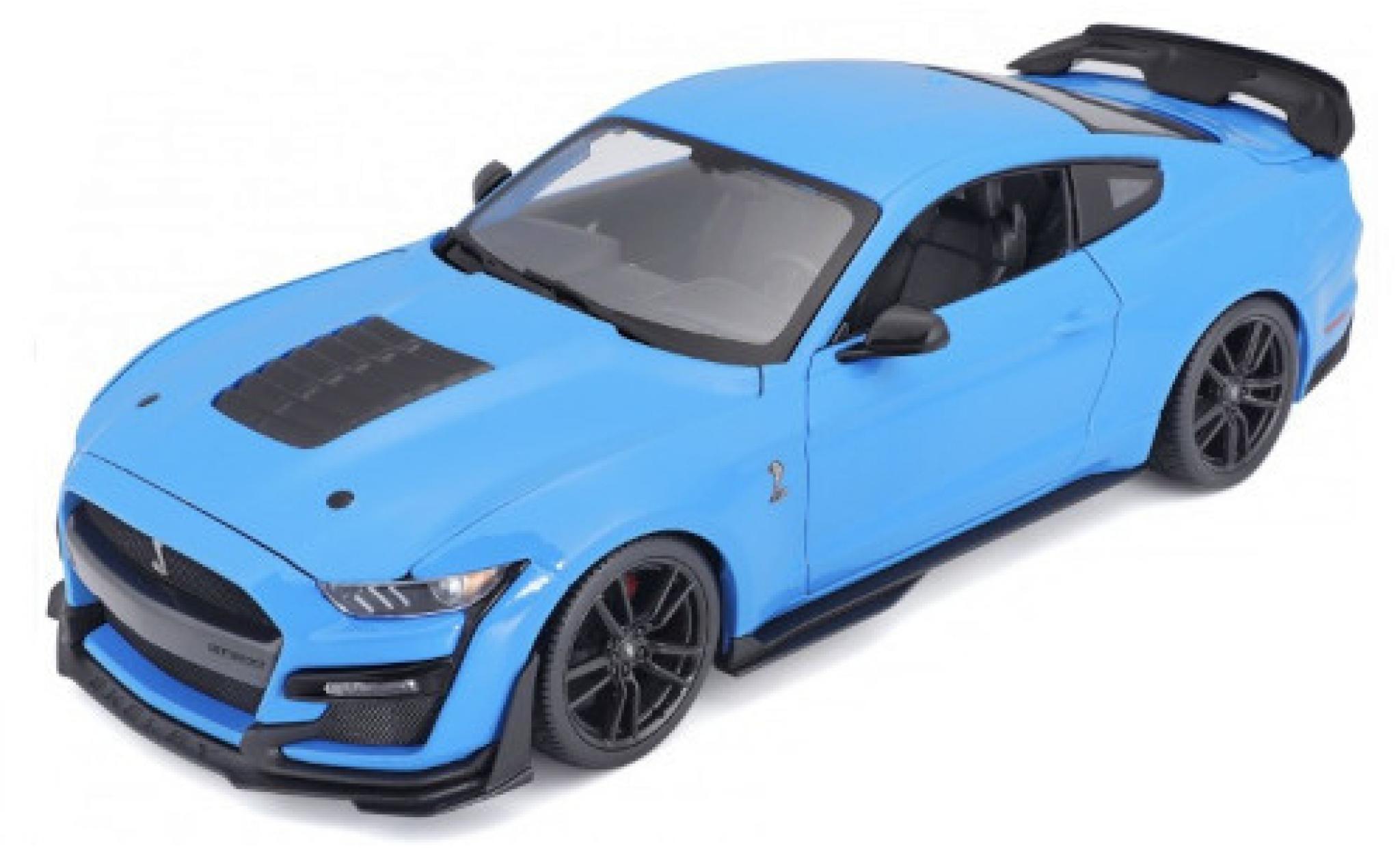 Ford Mustang 1/18 Maisto Shelby GT500 blu 2020 modellino in miniatura