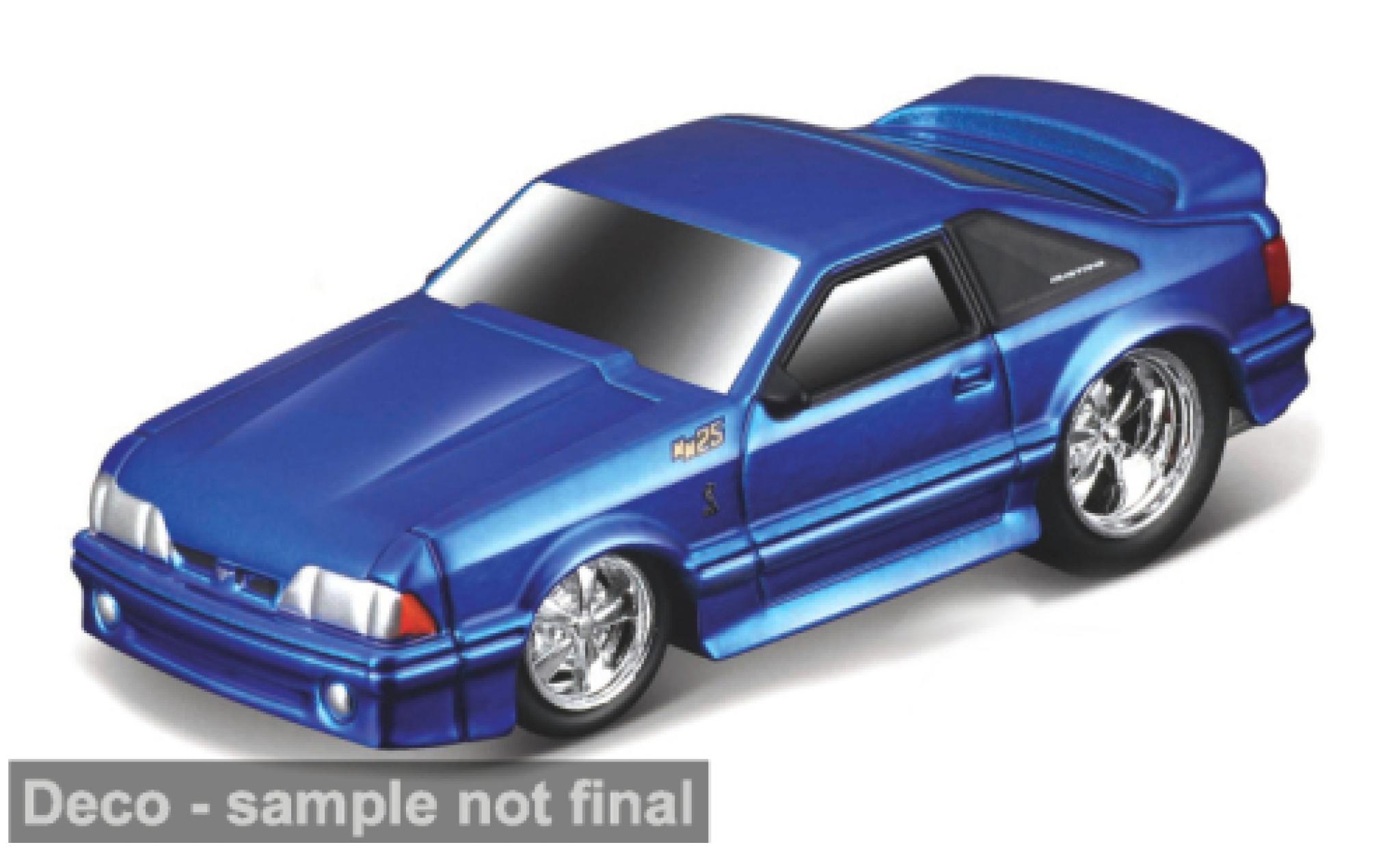 Ford Mustang 1/64 Maisto SVT Cobra blau 1993 1:64 modellino in miniatura