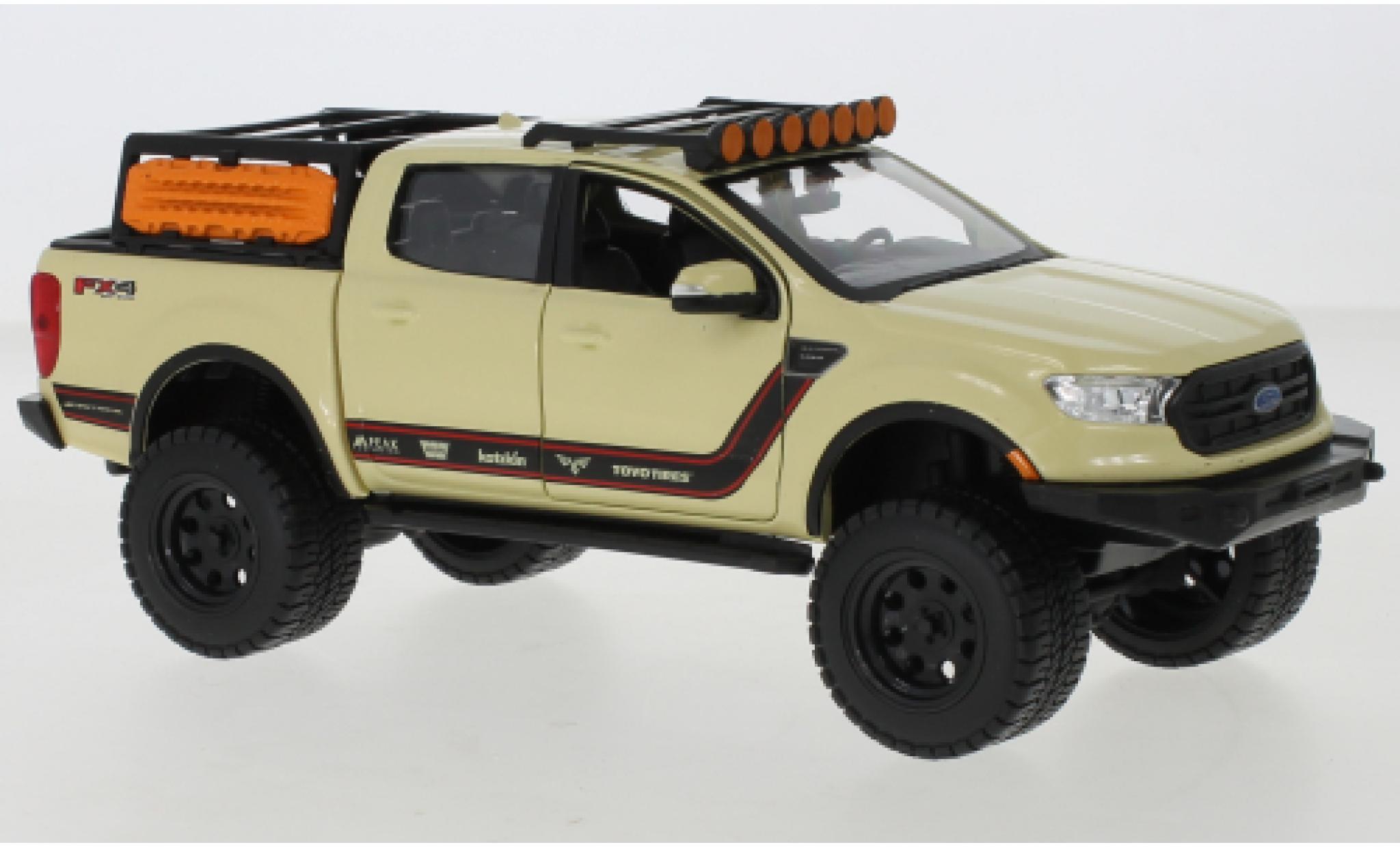 Ford Ranger 1/24 Maisto FX4 Off Road beige/Dekor 2019 modellino in miniatura