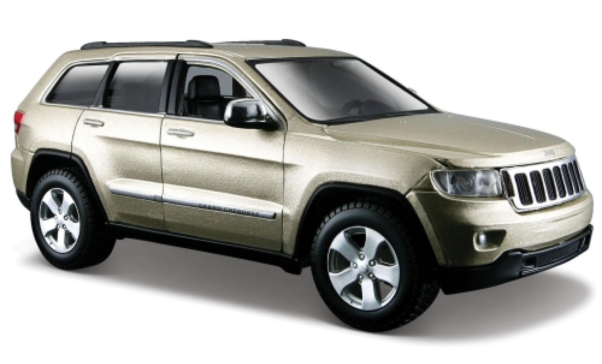 Jeep Grand Cherokee 1/24 Maisto Laredo metallico beige modellino in miniatura