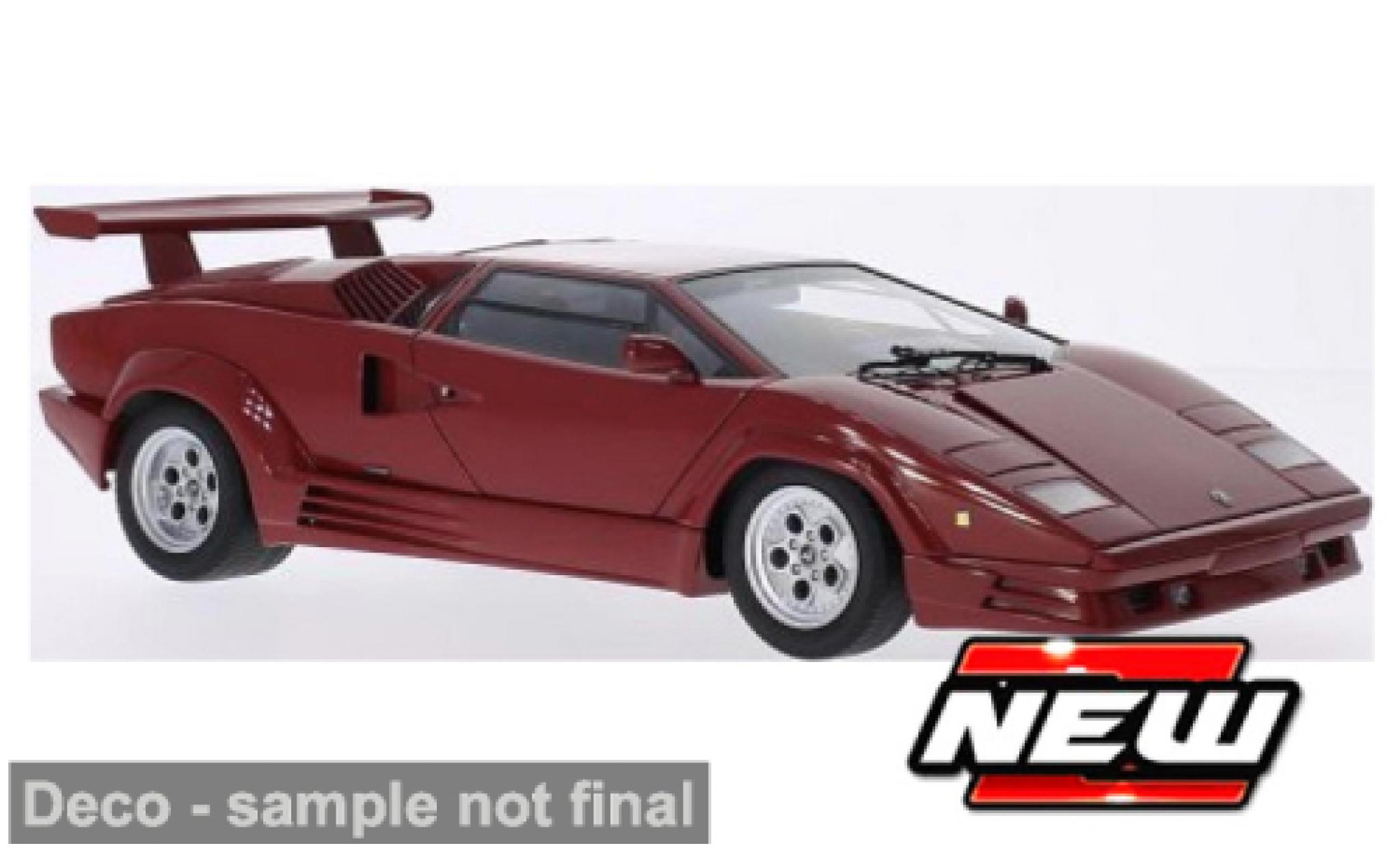 Lamborghini Countach 1/64 Maisto rot 1980 1:64 modellino in miniatura