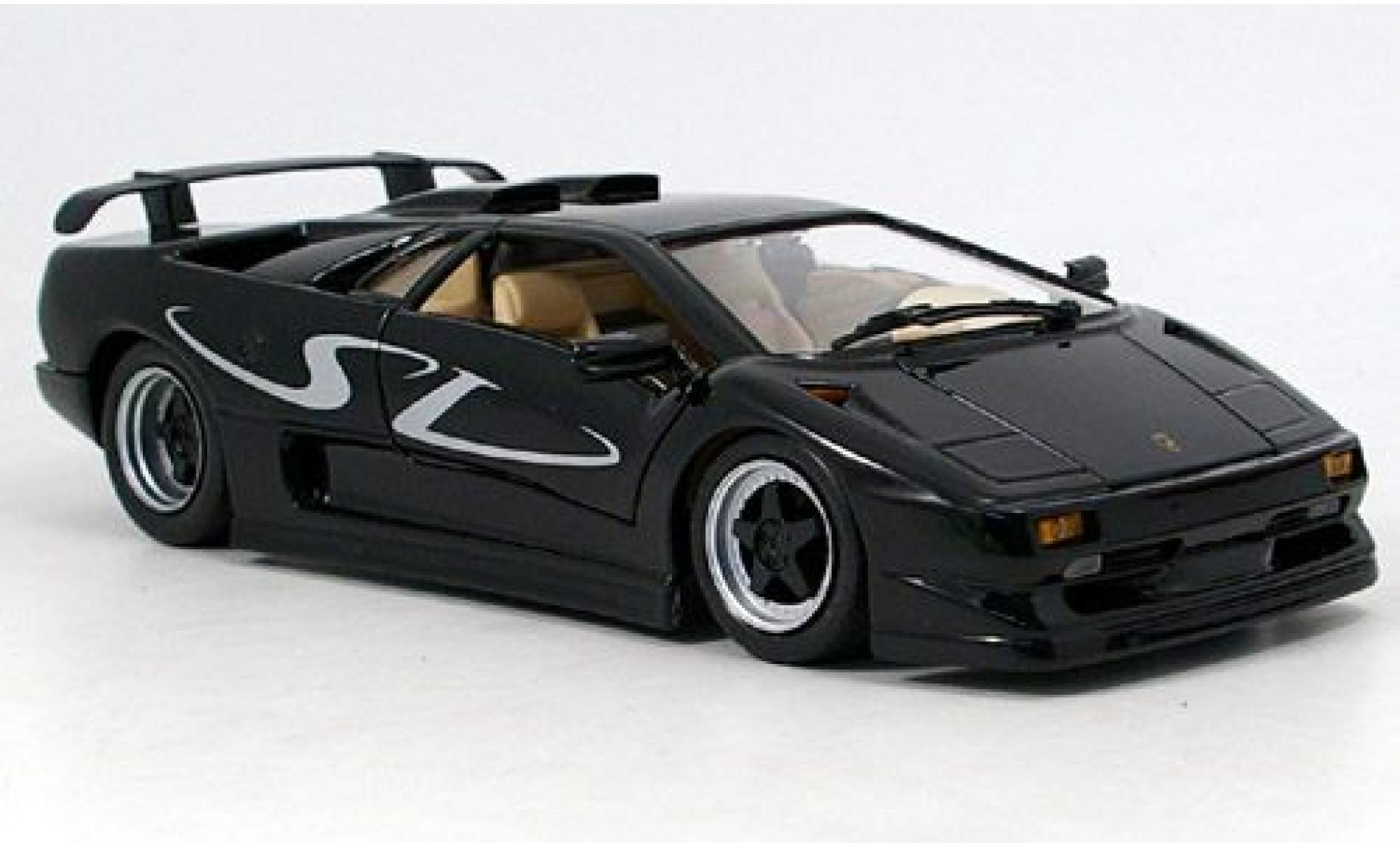Lamborghini Diablo 1/18 Maisto SV nero sans Vitrine modellino in miniatura