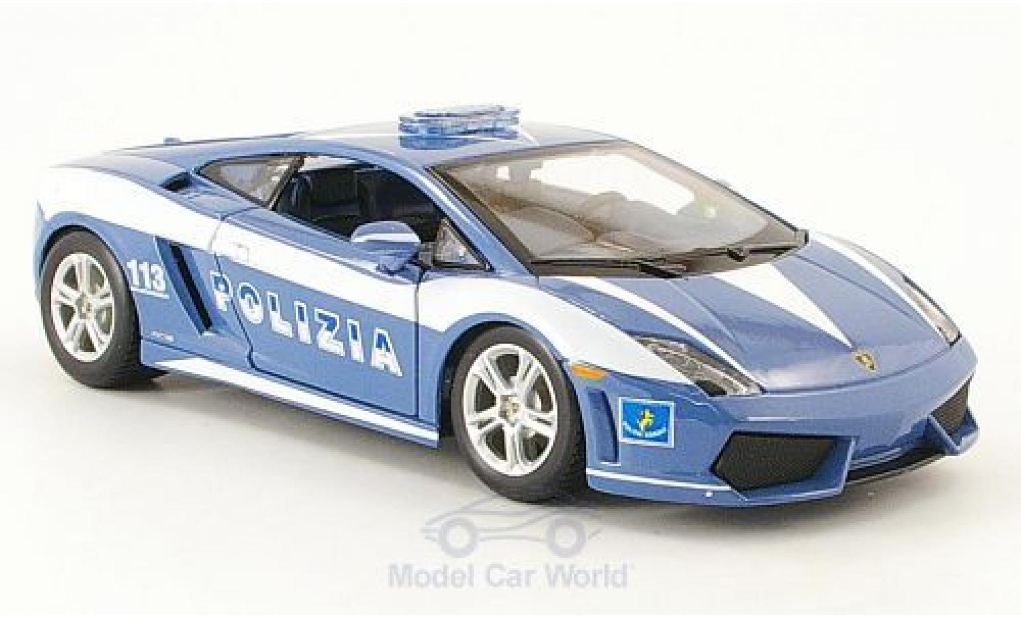 Lamborghini Gallardo LP560-4 1/24 Maisto Polizia (IT) modellino in miniatura