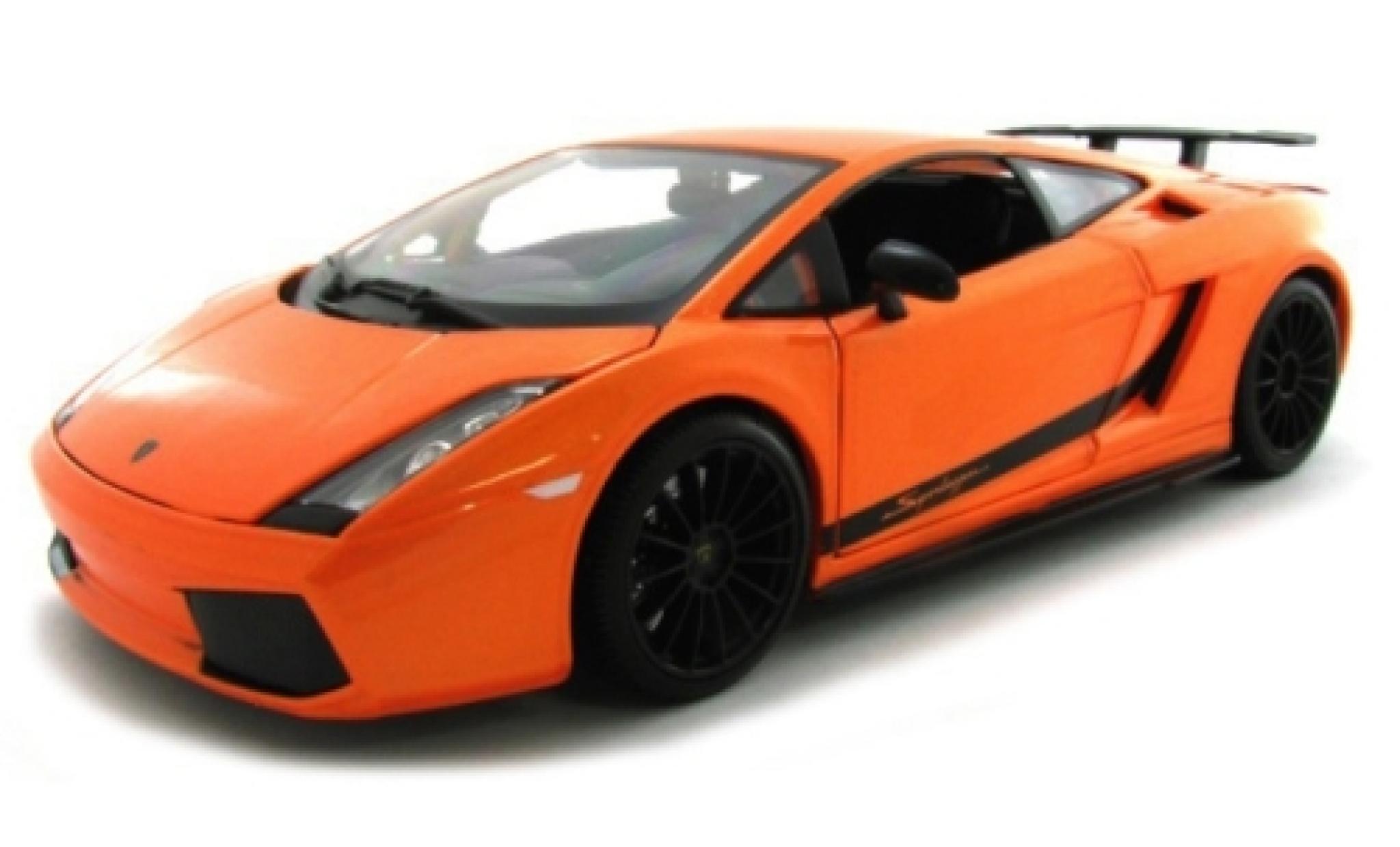 Lamborghini Gallardo 1/18 Maisto Superlegerra metallico orange 2007 modellino in miniatura