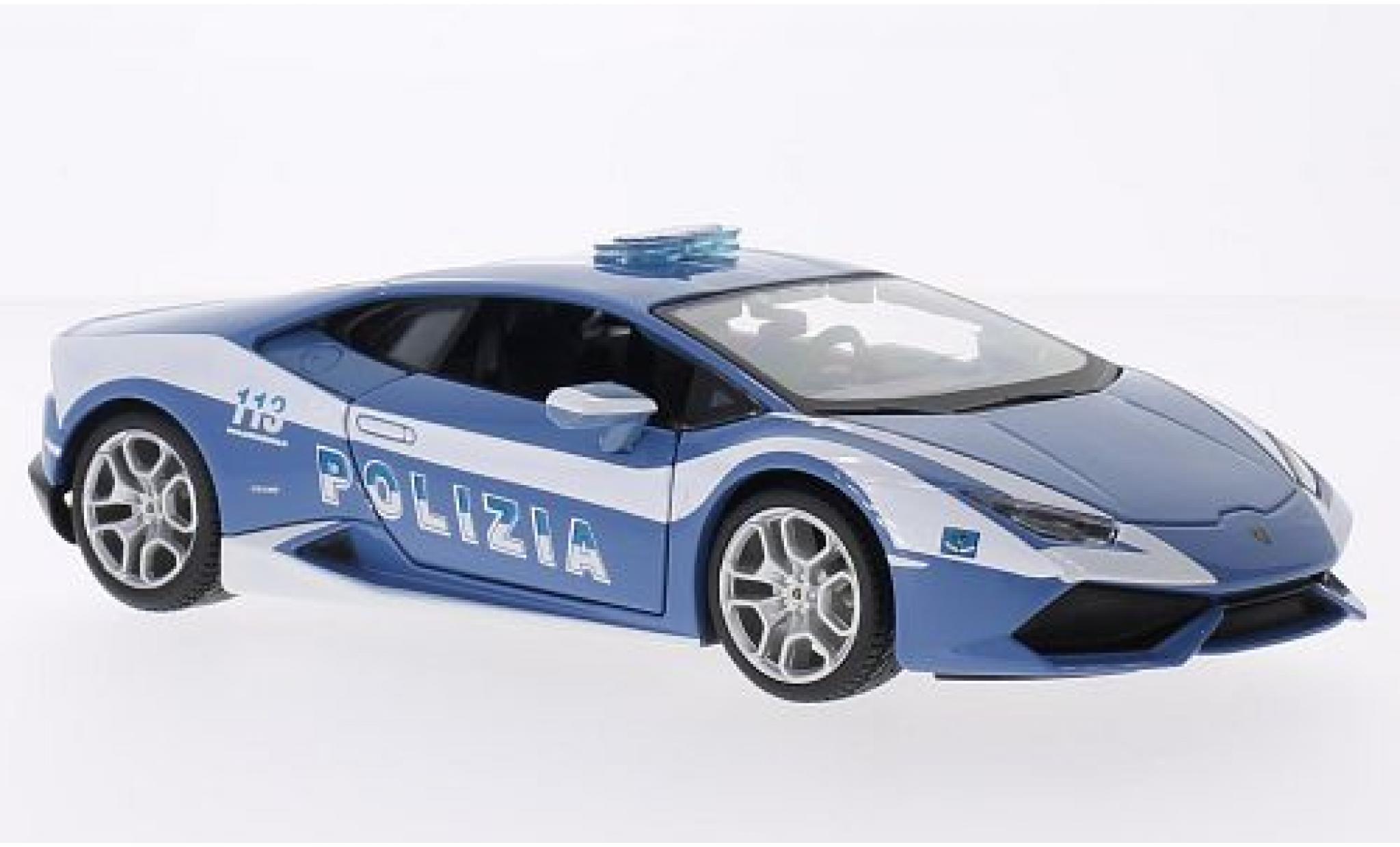 Lamborghini Huracan 1/24 Maisto LP 610-4 2014 police (I) modellino in miniatura