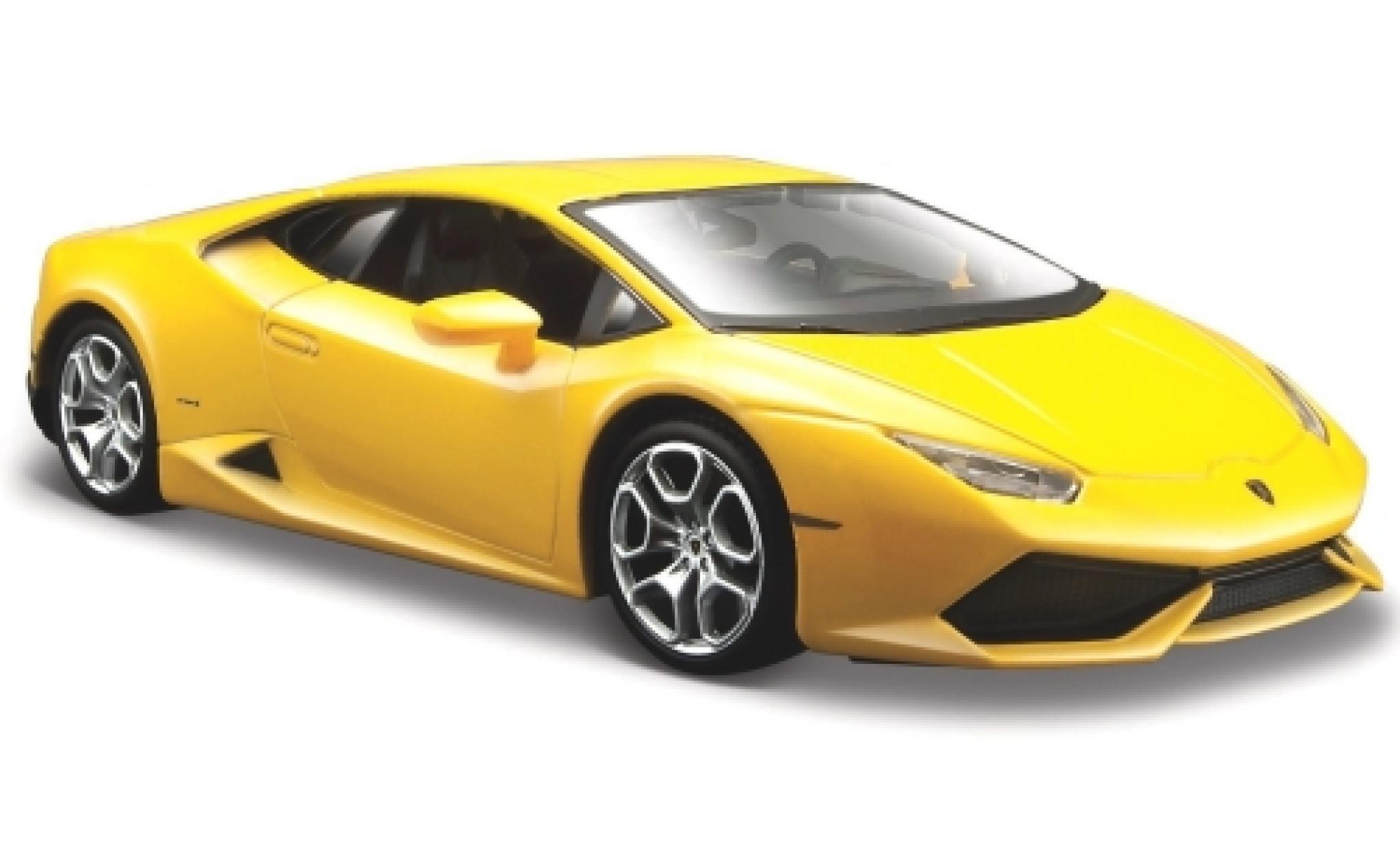 Lamborghini Huracan 1/24 Maisto LP 610-4 metallico giallo 2014 modellino in miniatura
