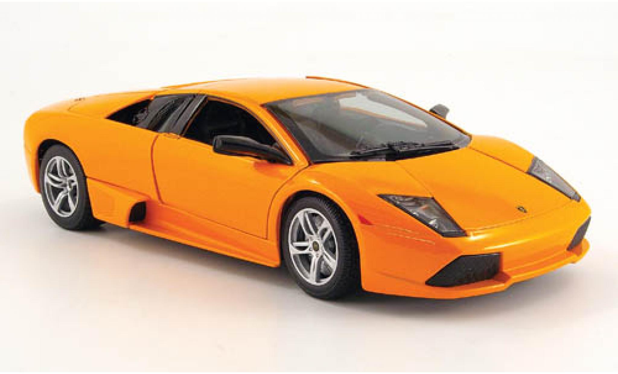 Lamborghini Murcielago 1/18 Maisto LP 640 metallico orange sans Vitrine modellino in miniatura