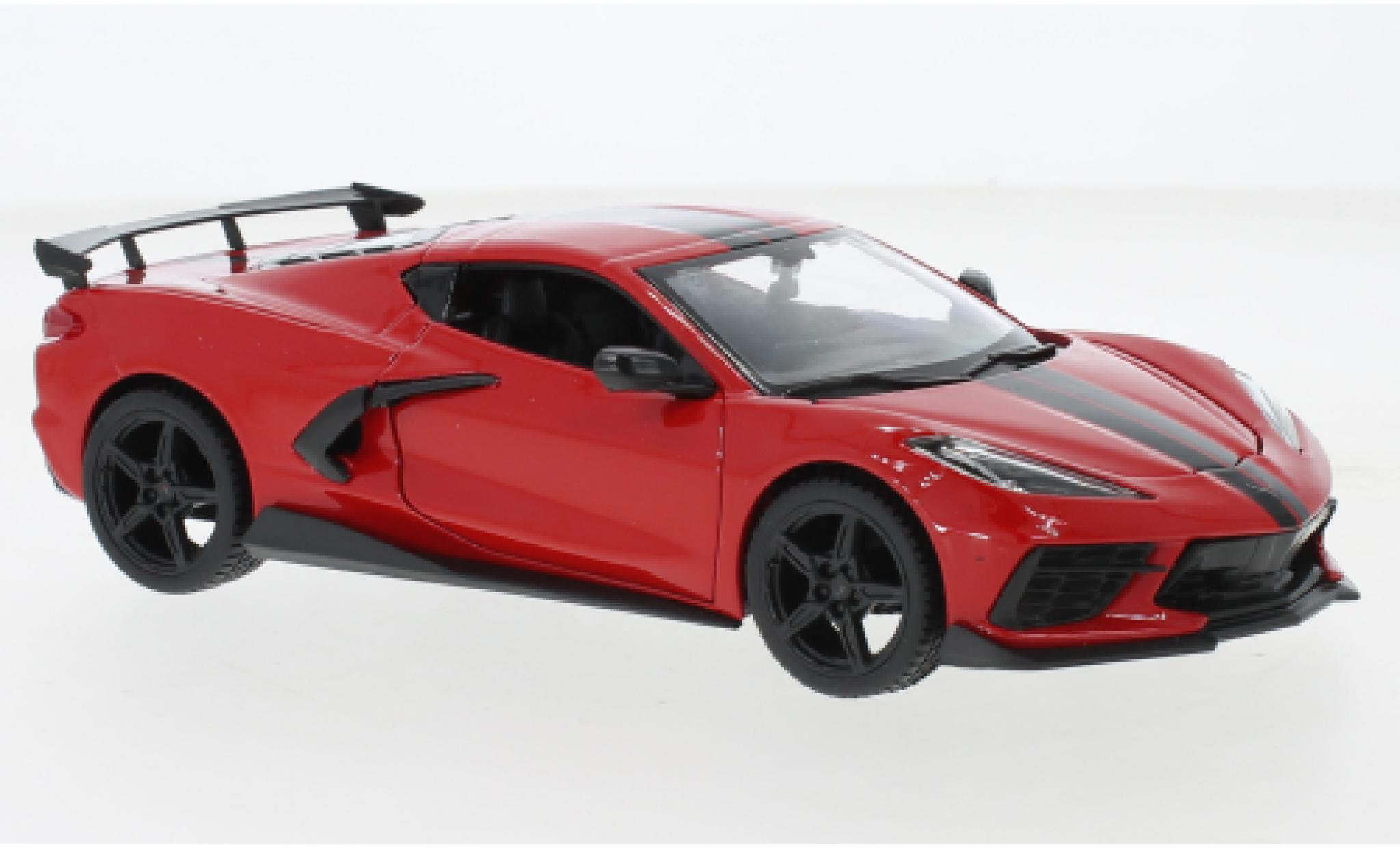Chevrolet Corvette 1/24 Maisto Stingray (C8) rosso 2020 modellino in miniatura