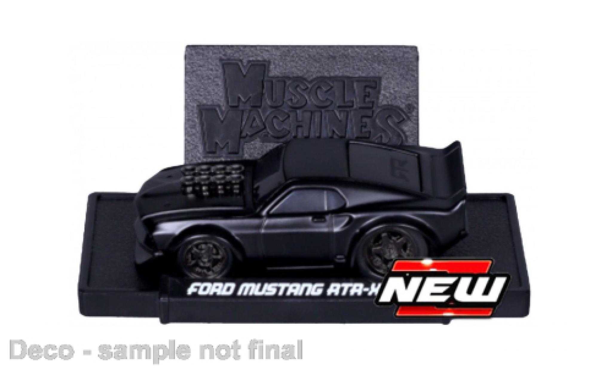 Ford Mustang 1/64 Maisto RTT-X matte noir 2005 modellino in miniatura