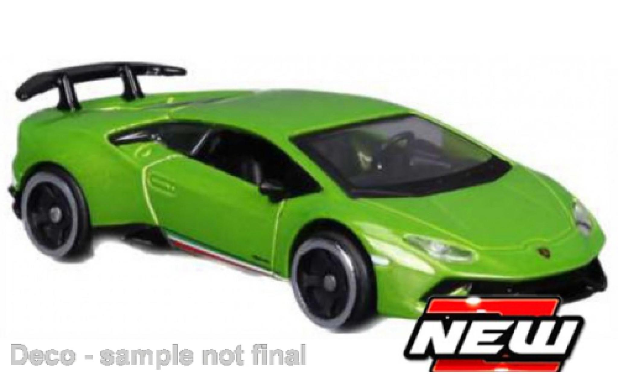 Lamborghini Huracan 1/64 Maisto Performante metallise la chaux modellino in miniatura