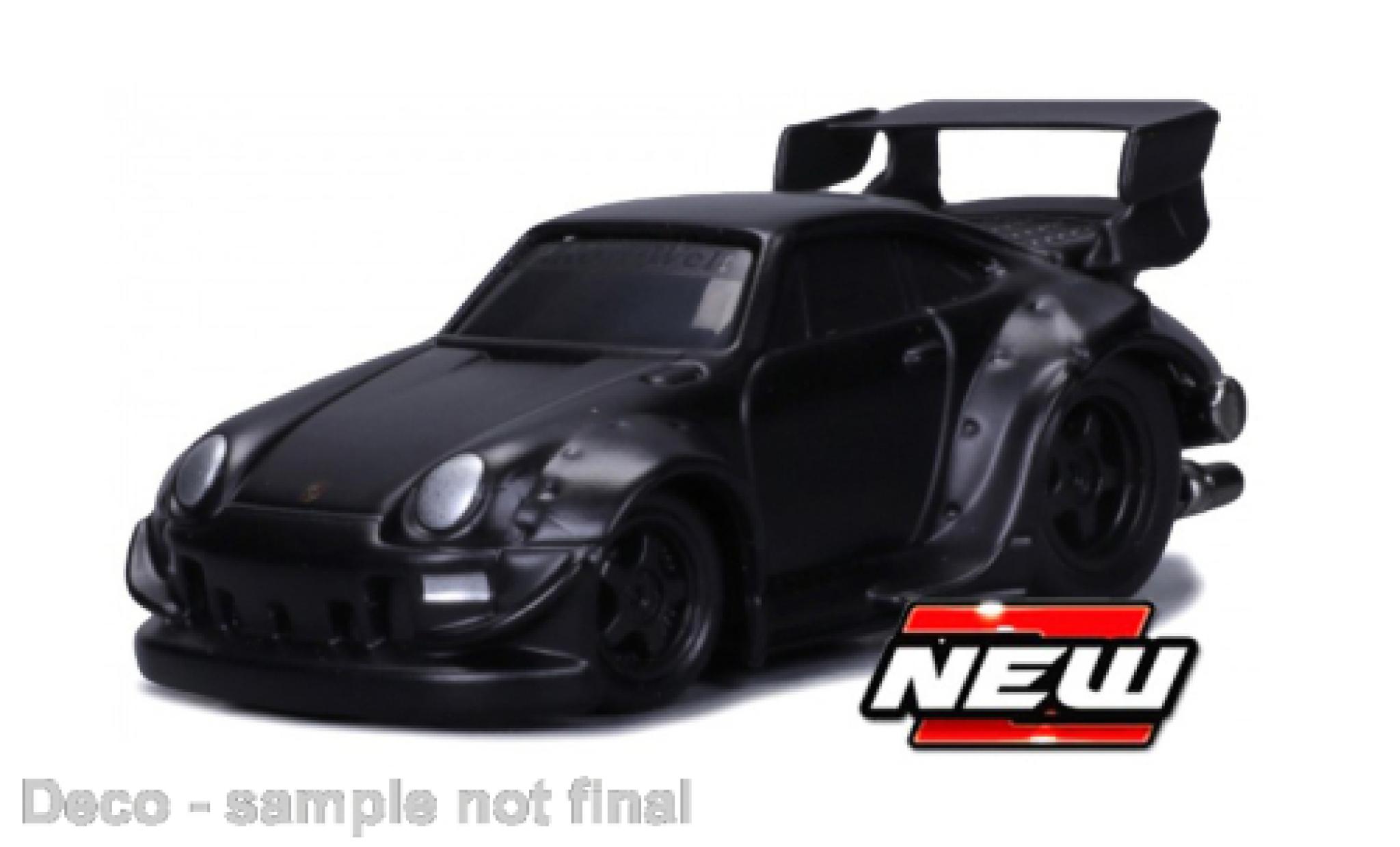 Porsche 993 RWB 1/64 Maisto 911  matte noir 2022 modellino in miniatura