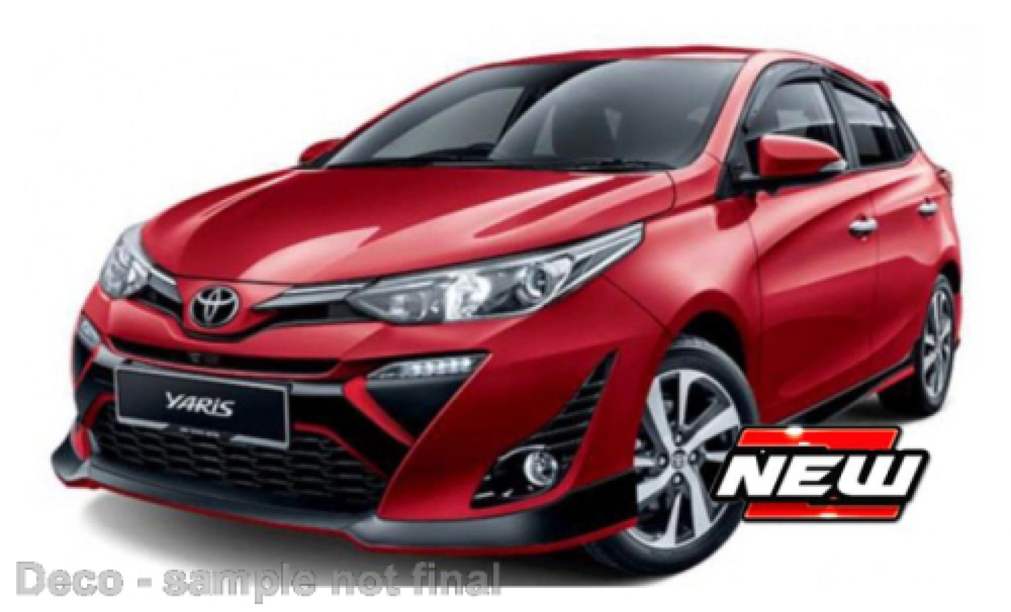 Toyota Yaris 1/24 Maisto GR rosso 2021 modellino in miniatura