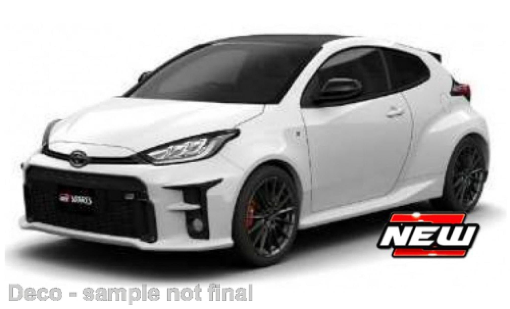 Toyota Yaris 1/24 Maisto GR bianco 2021 modellino in miniatura