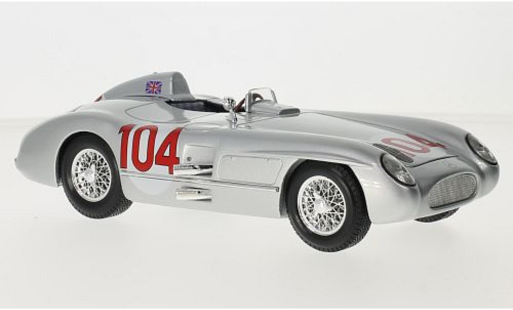 Mercedes 300 1/18 Maisto SLR No.104 Targa Florio 1955 S.Moss/P.Collins sans Vitrine modellino in miniatura