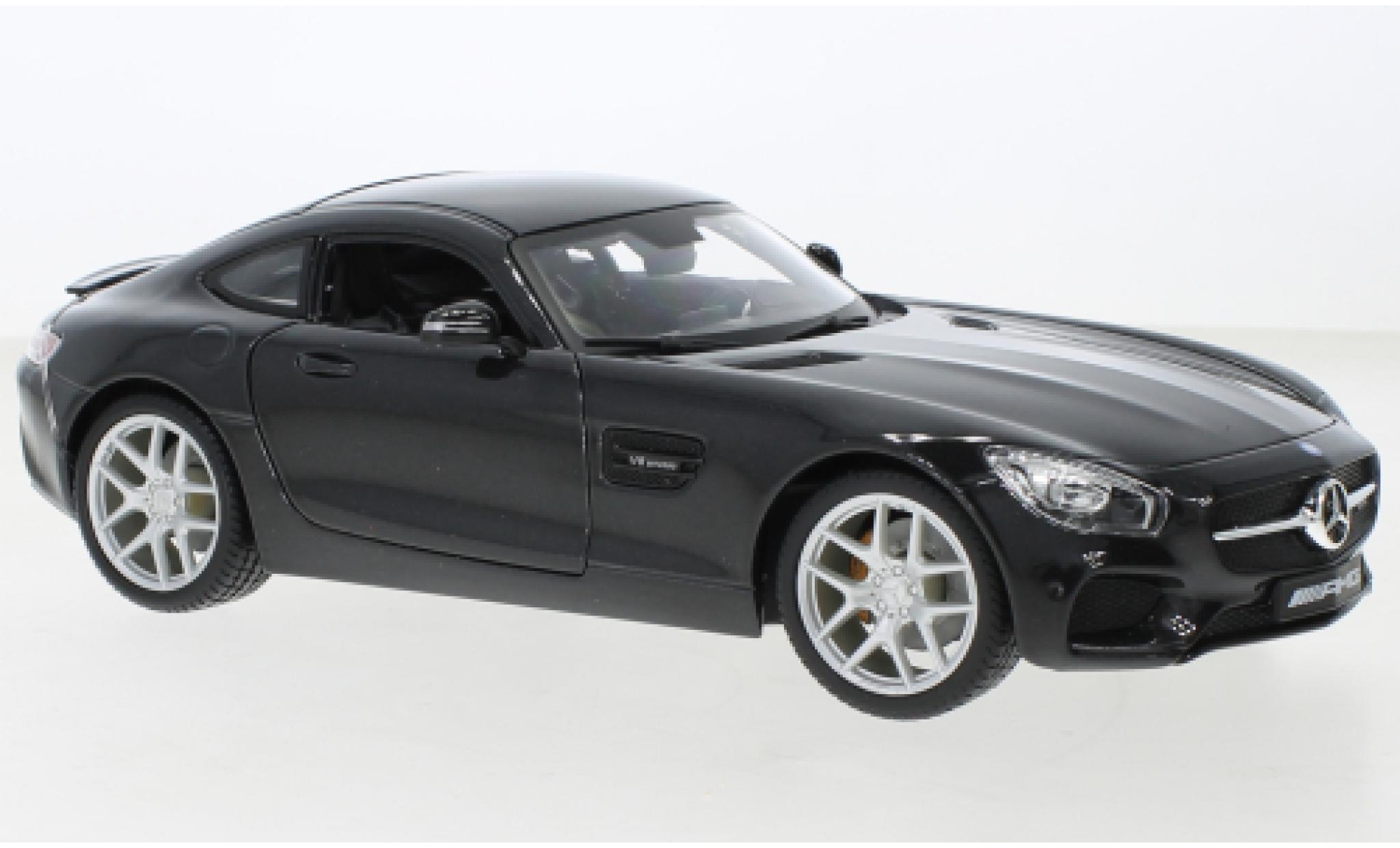 Mercedes AMG GT 1/18 Maisto (C190) metallise schwarz 1:18 modellino in miniatura