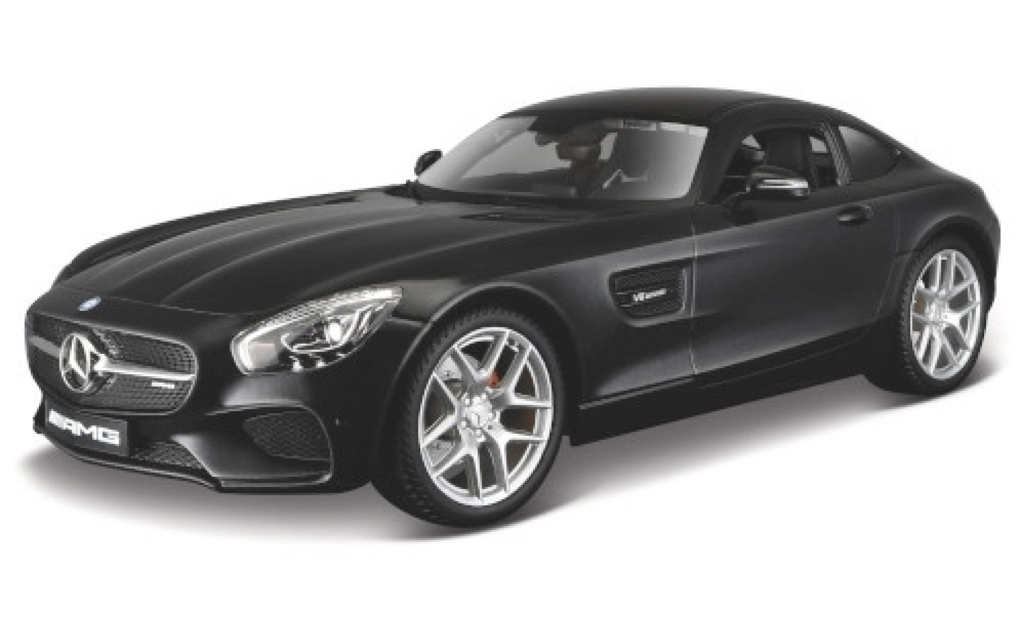 Mercedes AMG GT 1/18 Maisto (C190) metallico nero modellino in miniatura