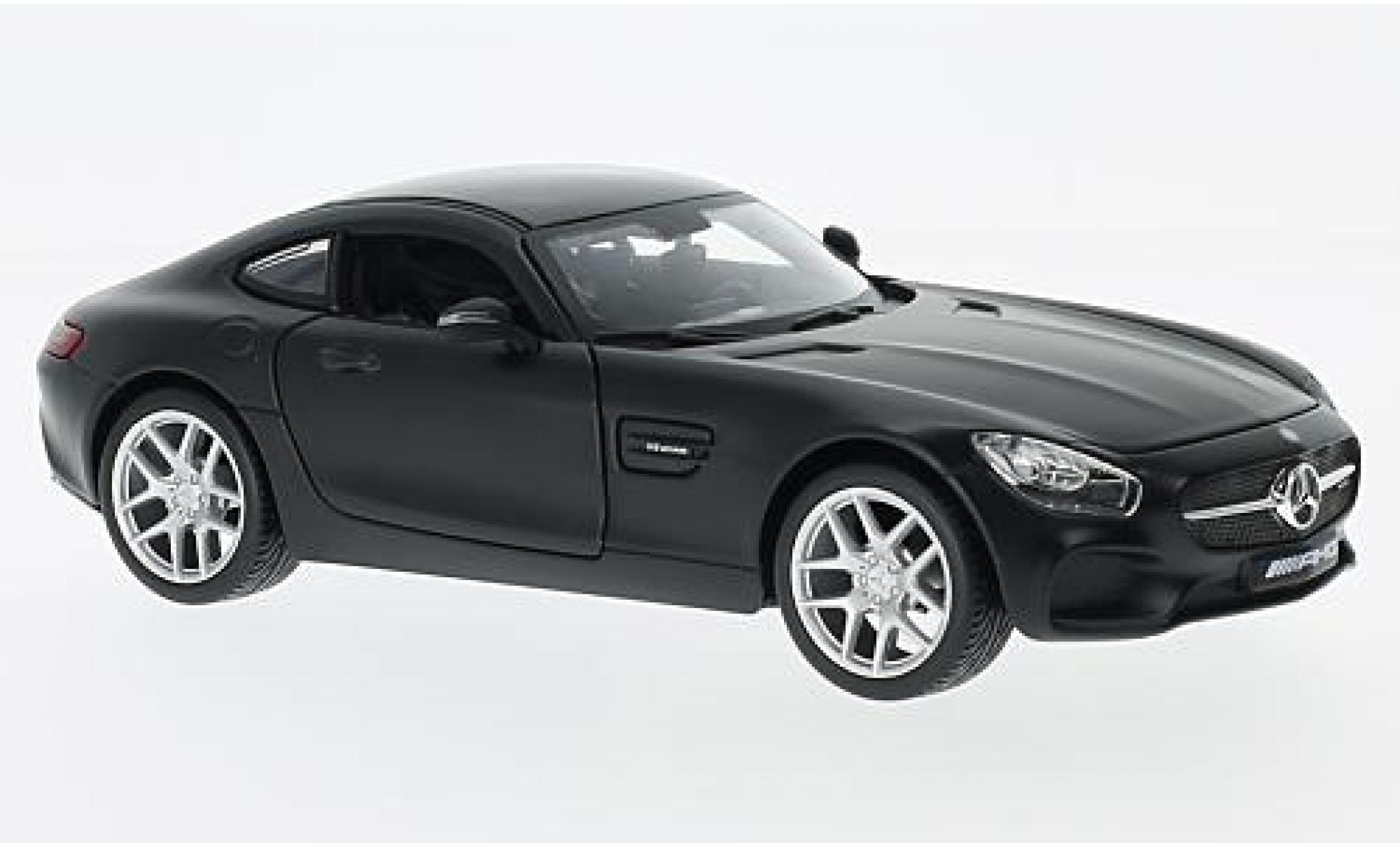 Mercedes AMG GT 1/24 Maisto matt-nero modellino in miniatura