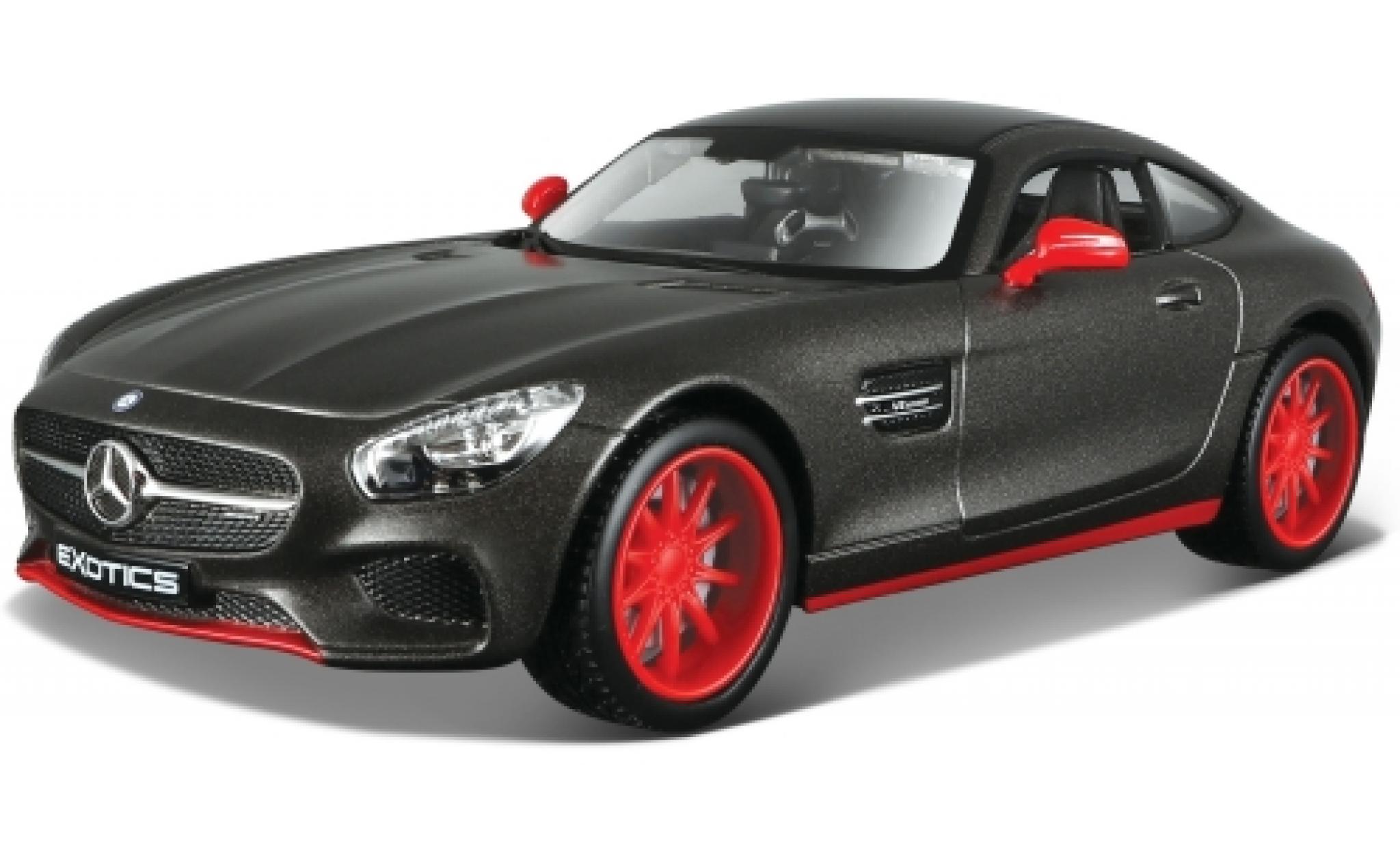 Mercedes AMG GT 1/24 Maisto metallico grigio modellino in miniatura