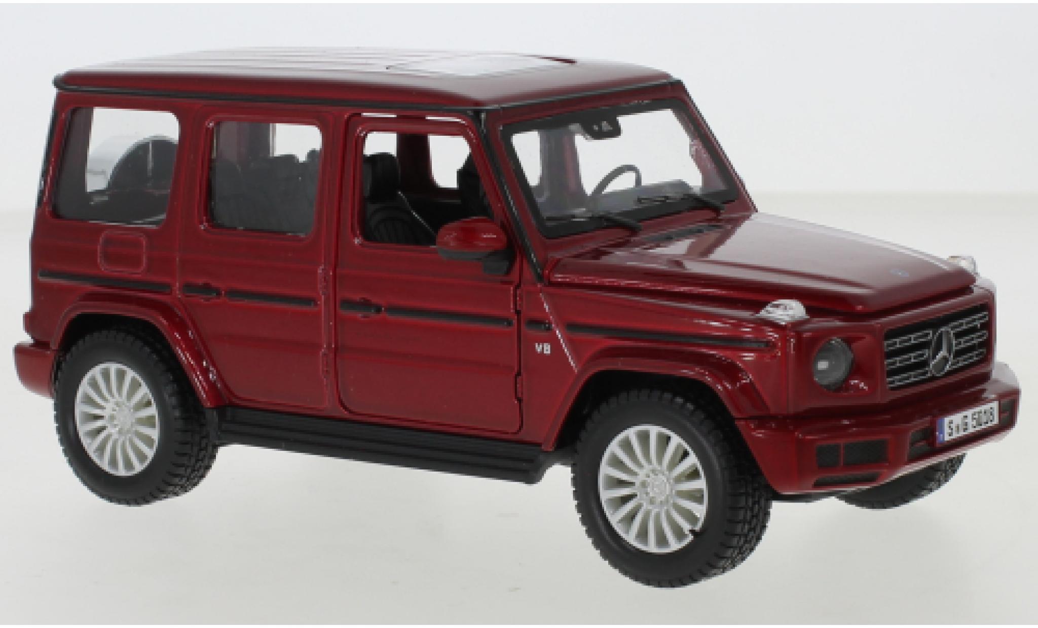 Mercedes Classe G 1/24 Maisto AMG metallico rosso 2019 modellino in miniatura
