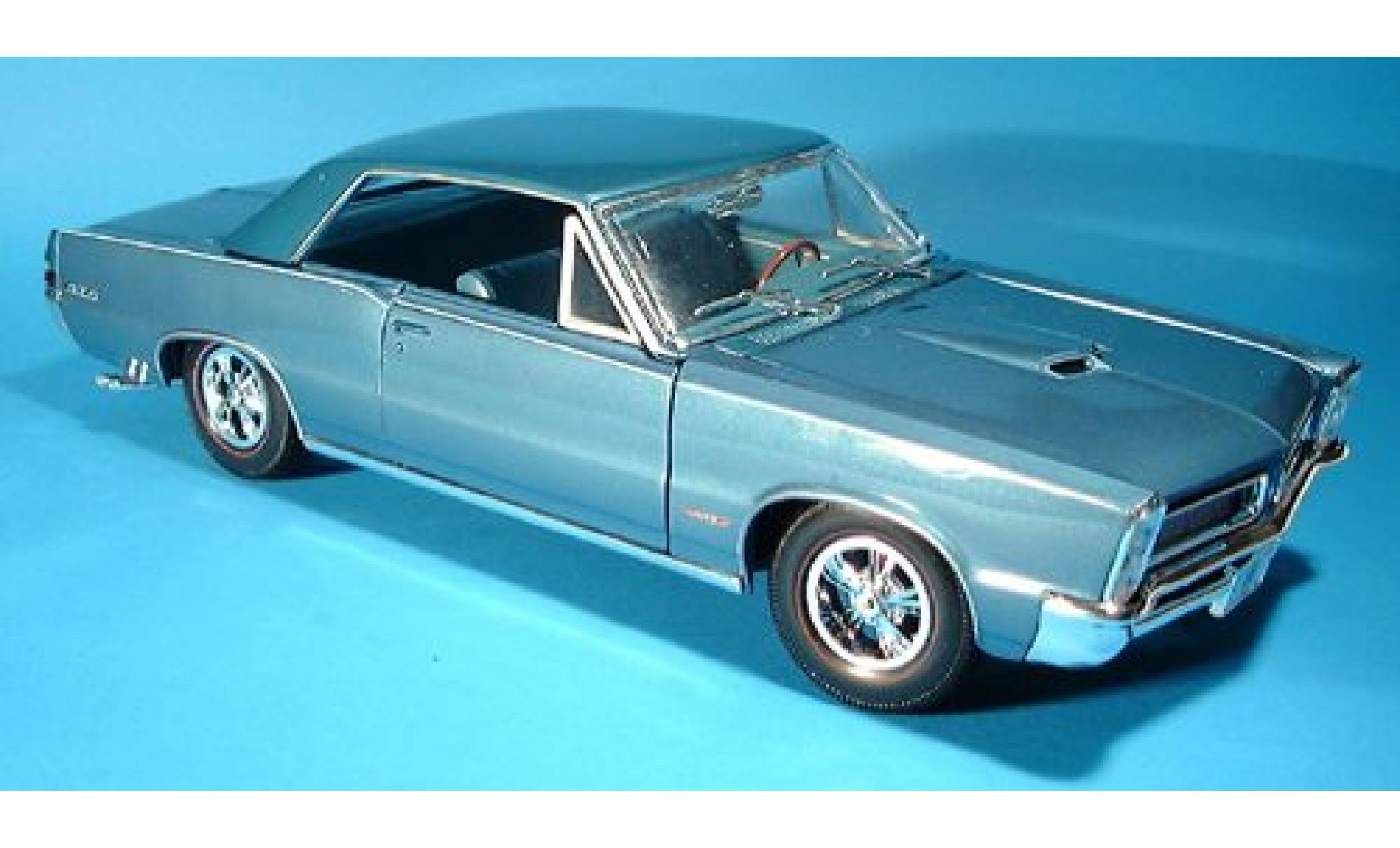 Pontiac GTO 1/18 Maisto Hurst metallico blu 1965 sans Vitrine modellino in miniatura