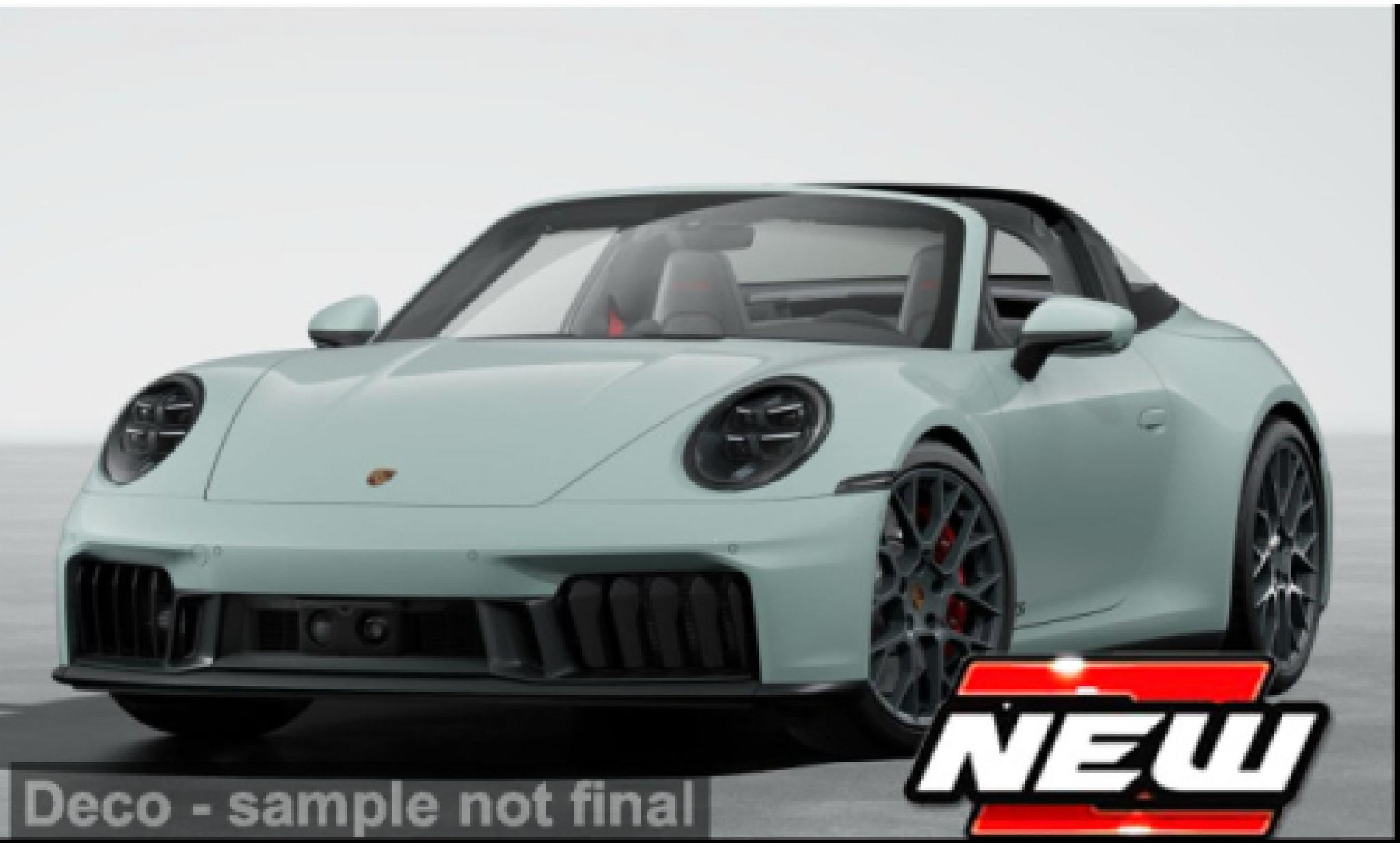 Porsche 992 Targa 1/18 Maisto 911 (.2) 4 GTS Hybrid grün 2025 1:18 modellino in miniatura