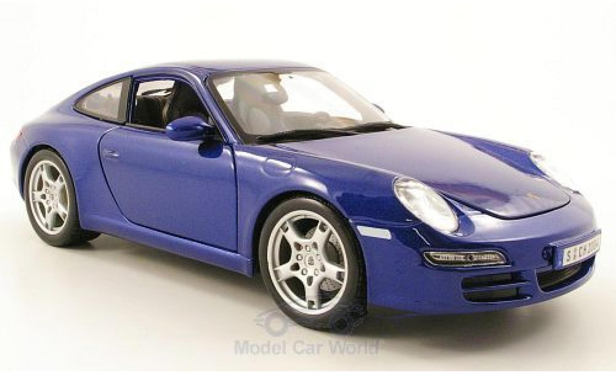 Porsche 997 S 1/18 Maisto 911 Carrera S () metallico blu modellino in miniatura