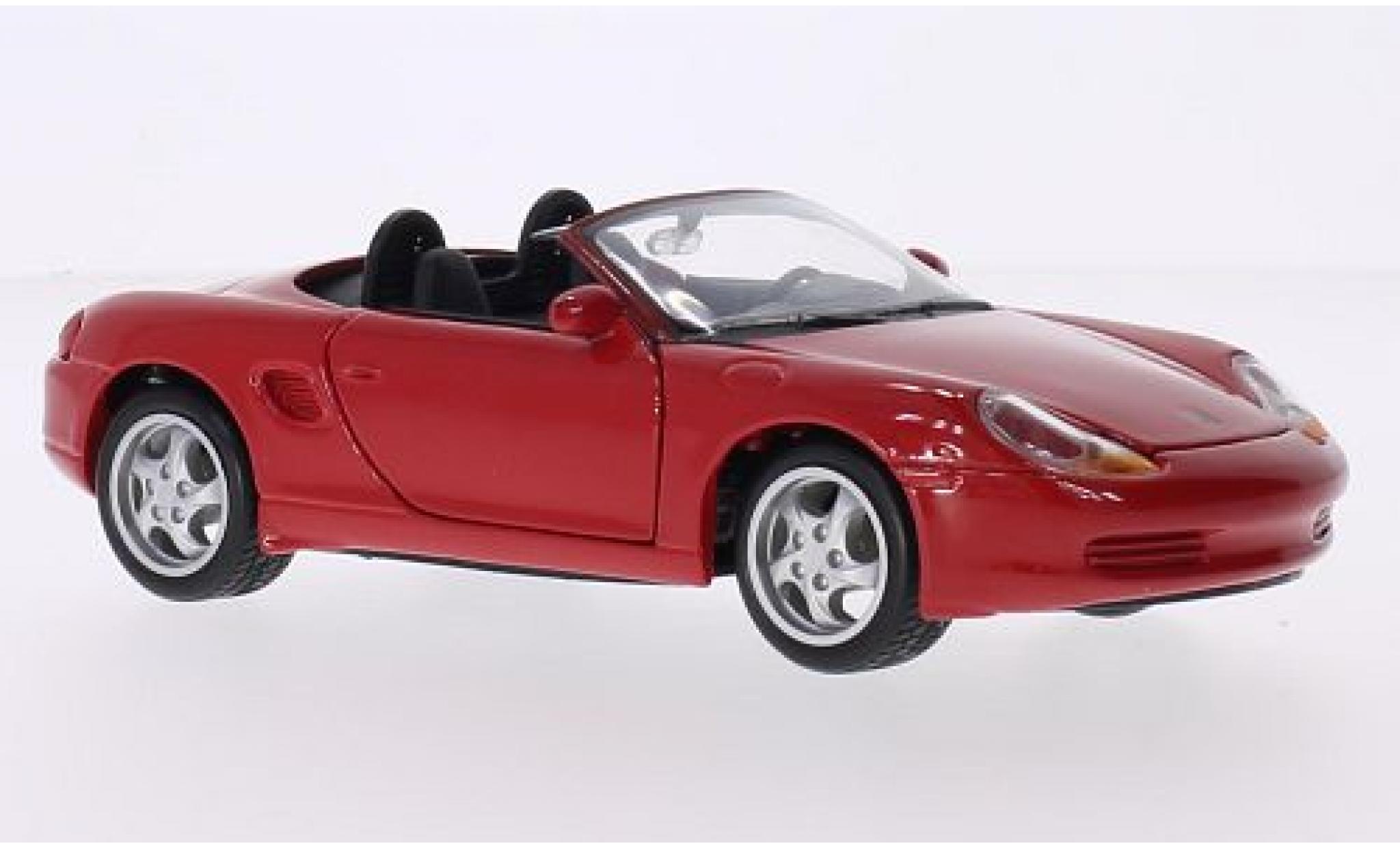 Porsche Boxster 1/24 Maisto rosso 1996 modellino in miniatura