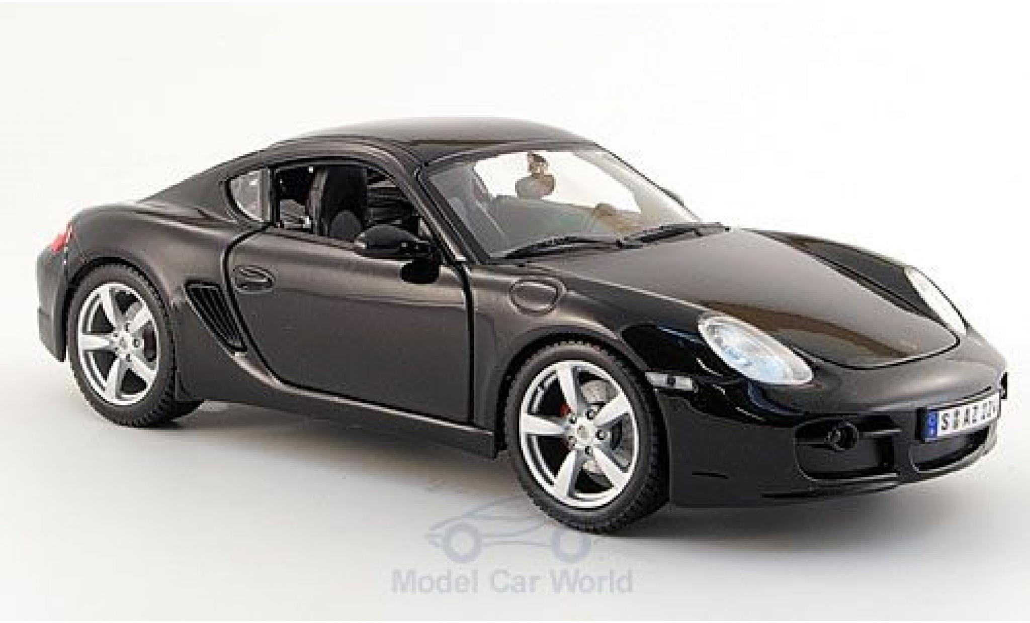 Porsche Cayman S 1/18 Maisto S nero modellino in miniatura